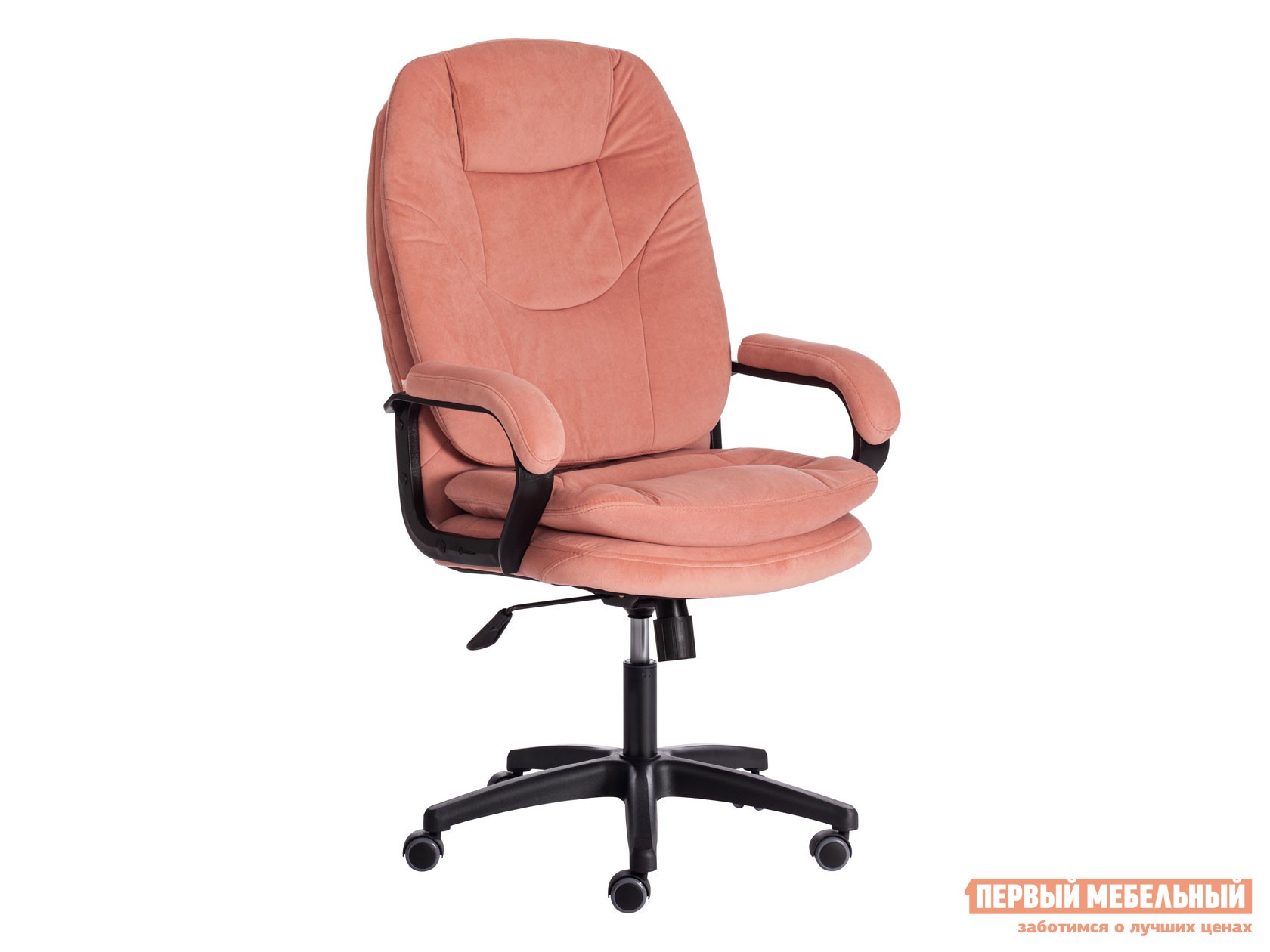 Кресло руководителя  COMFORT LT (22) Розовый, флок