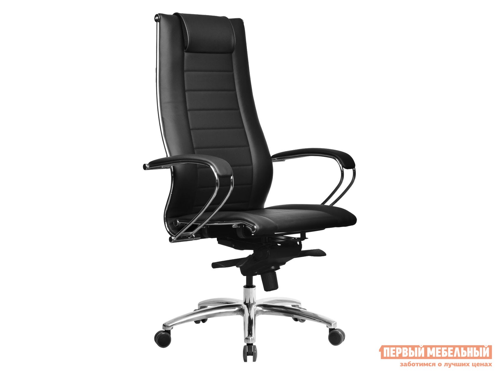 Кресло руководителя  Samurai Lux-2 MPES Черный, экокожа