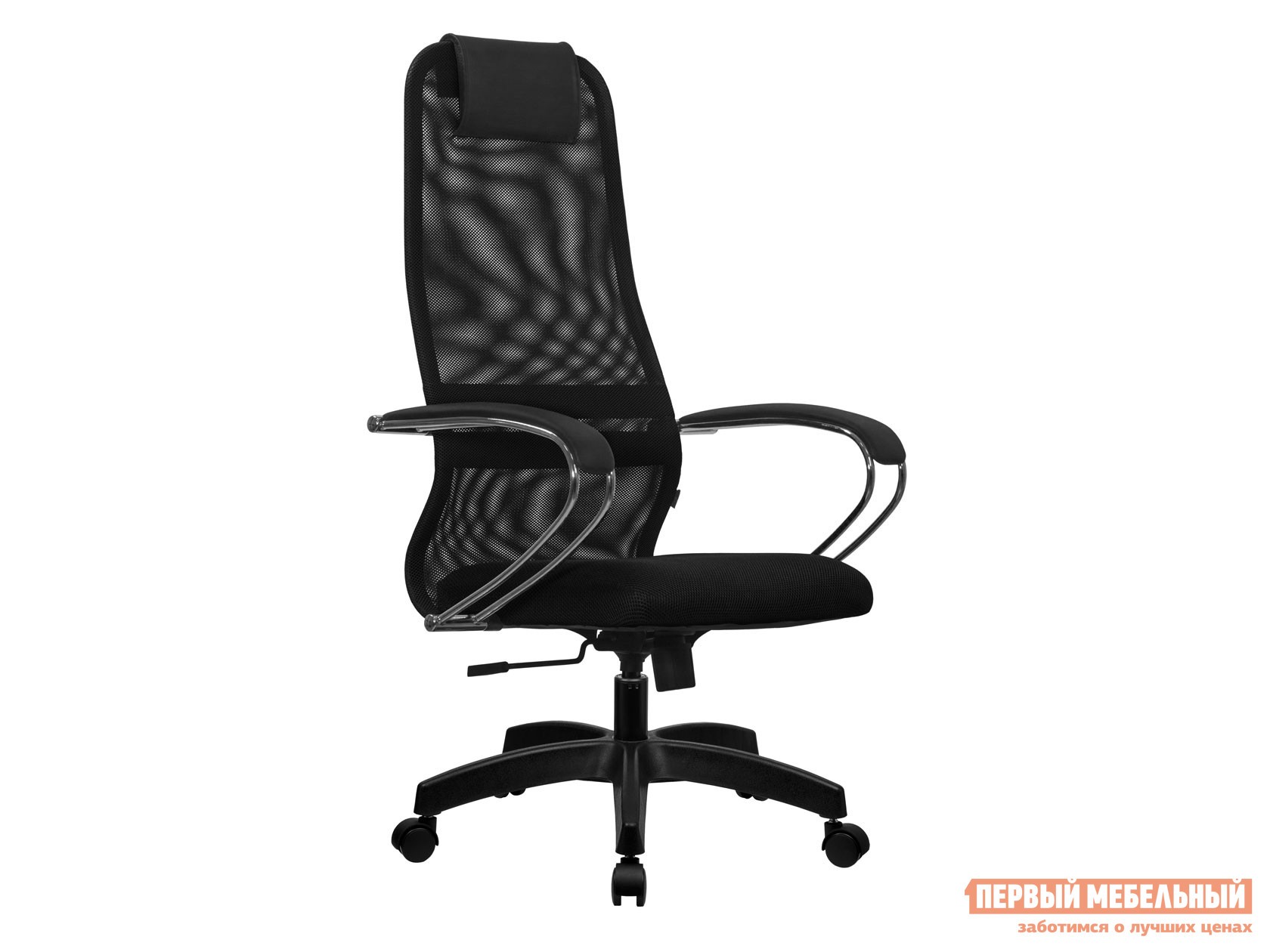 Кресло руководителя  SU-B-8/подл.131/осн.001 Черный, сетка