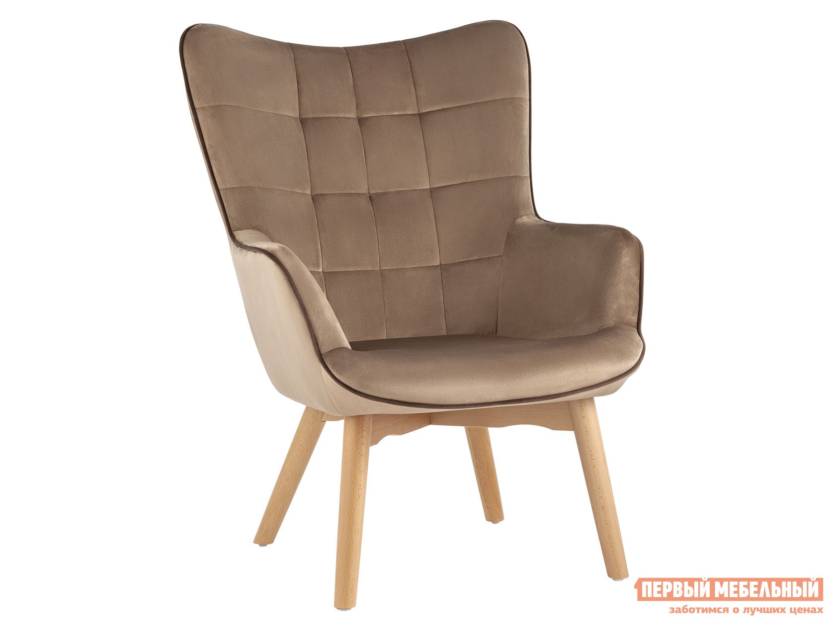 Стул  Манго Бежевый, велюр