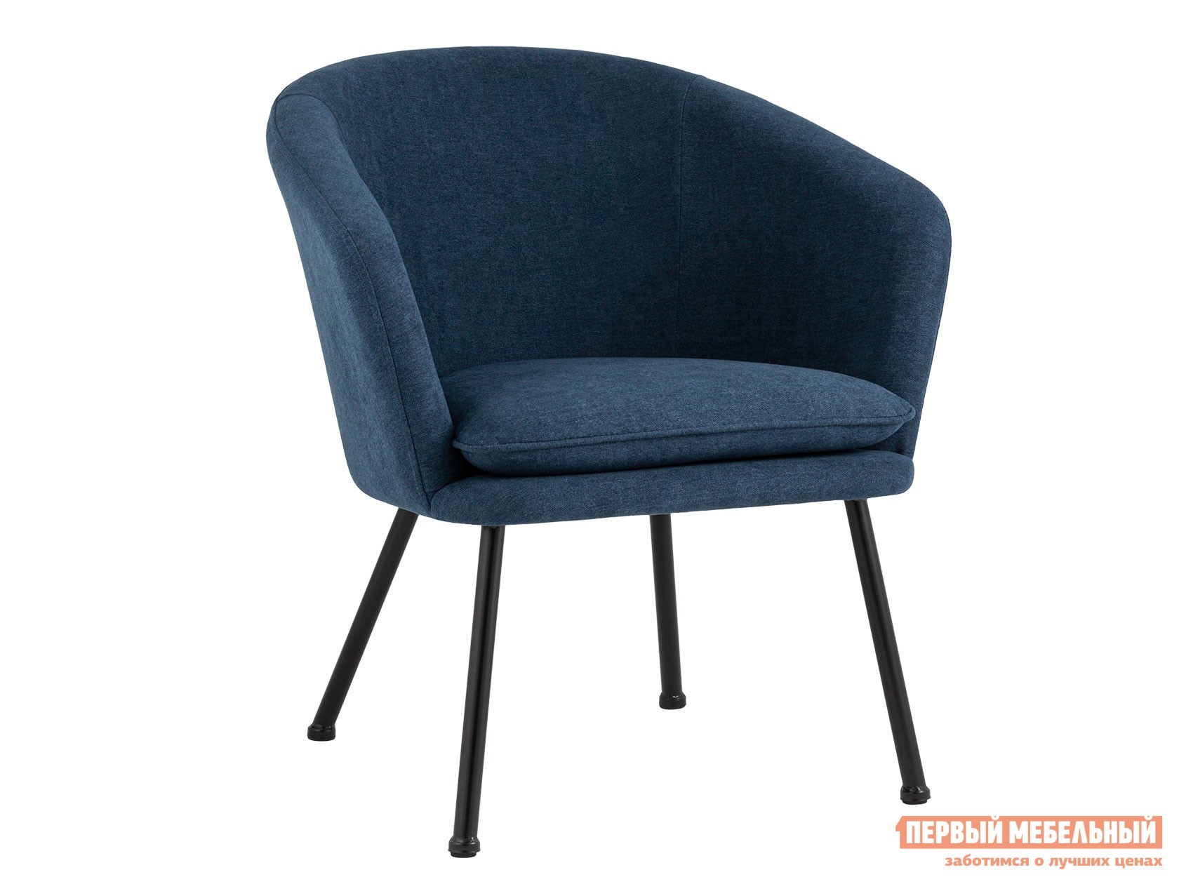 Стул  Декстер Синий, велюр