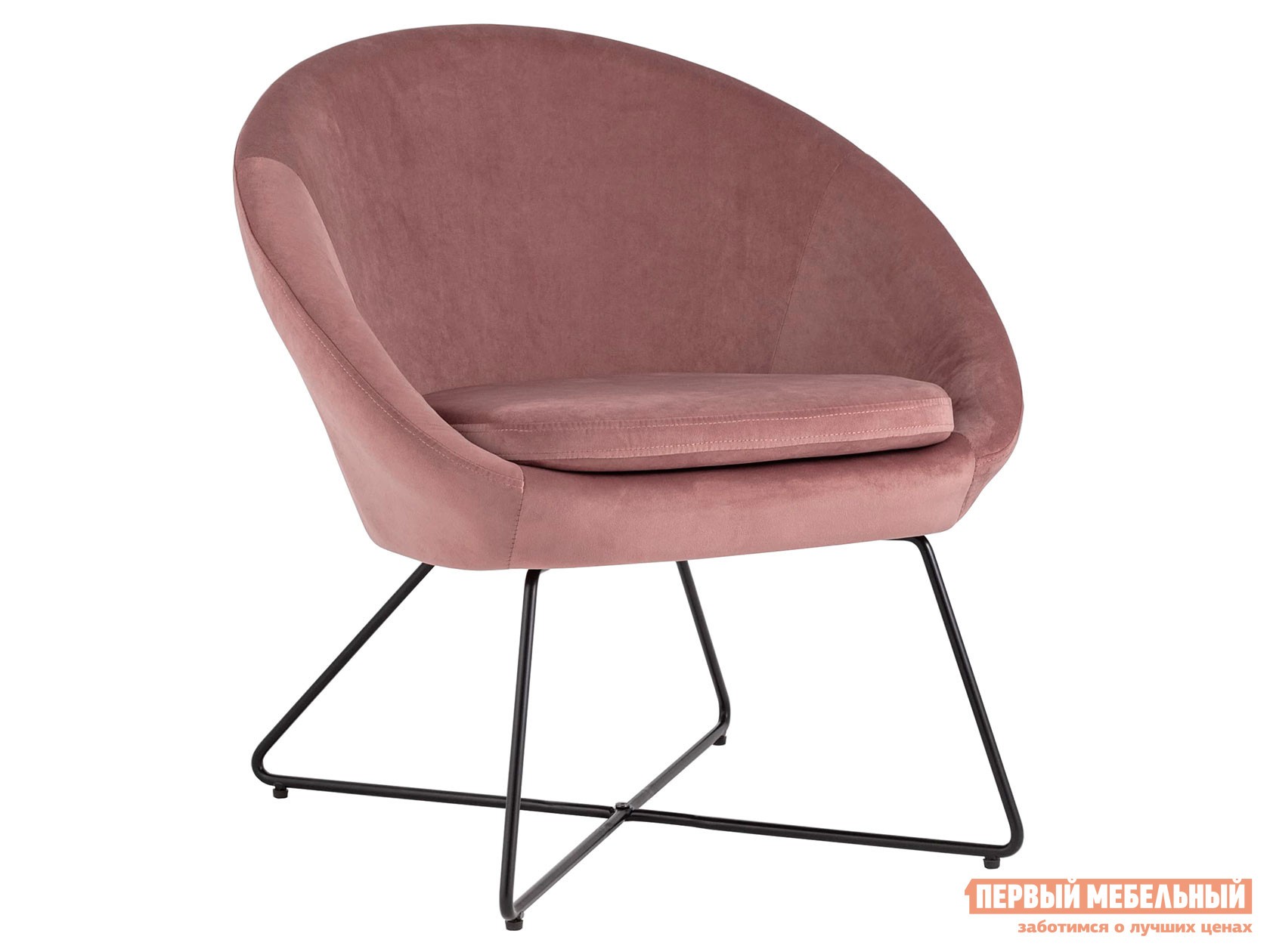 Стул  Колумбия Пыльно-розовый, велюр