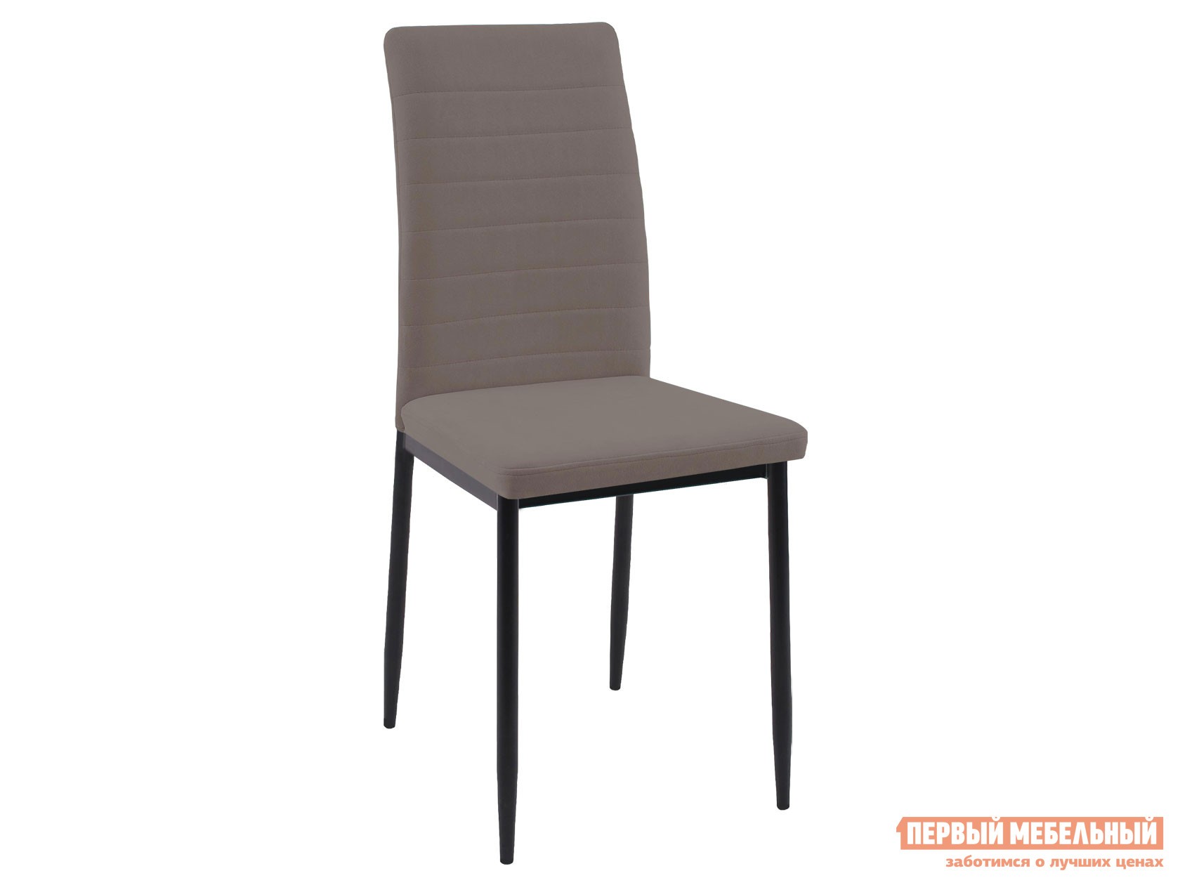 Стул  DikLine ТЕКС Латте, микровелюр / Черный