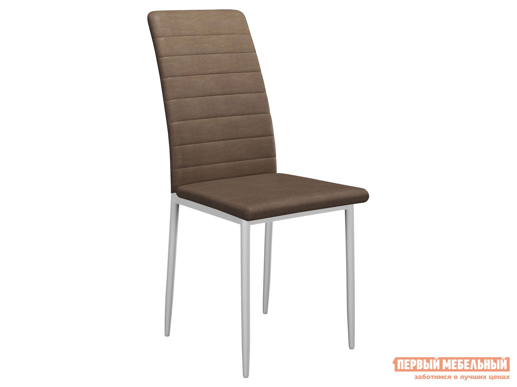 Стул  DikLine ТЕКС Капучино, иск. замша / Белый