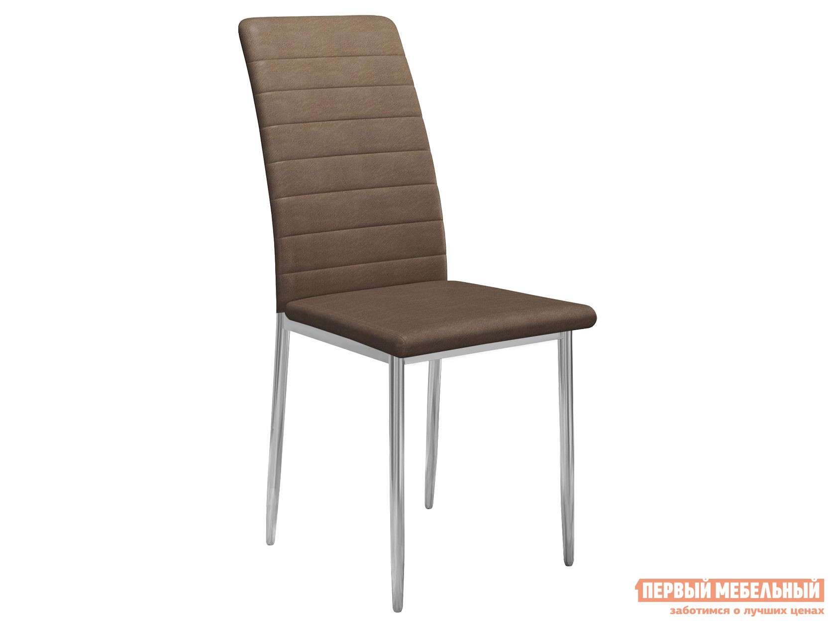 Стул  DikLine ТЕКС Капучино, иск. замша / Хром