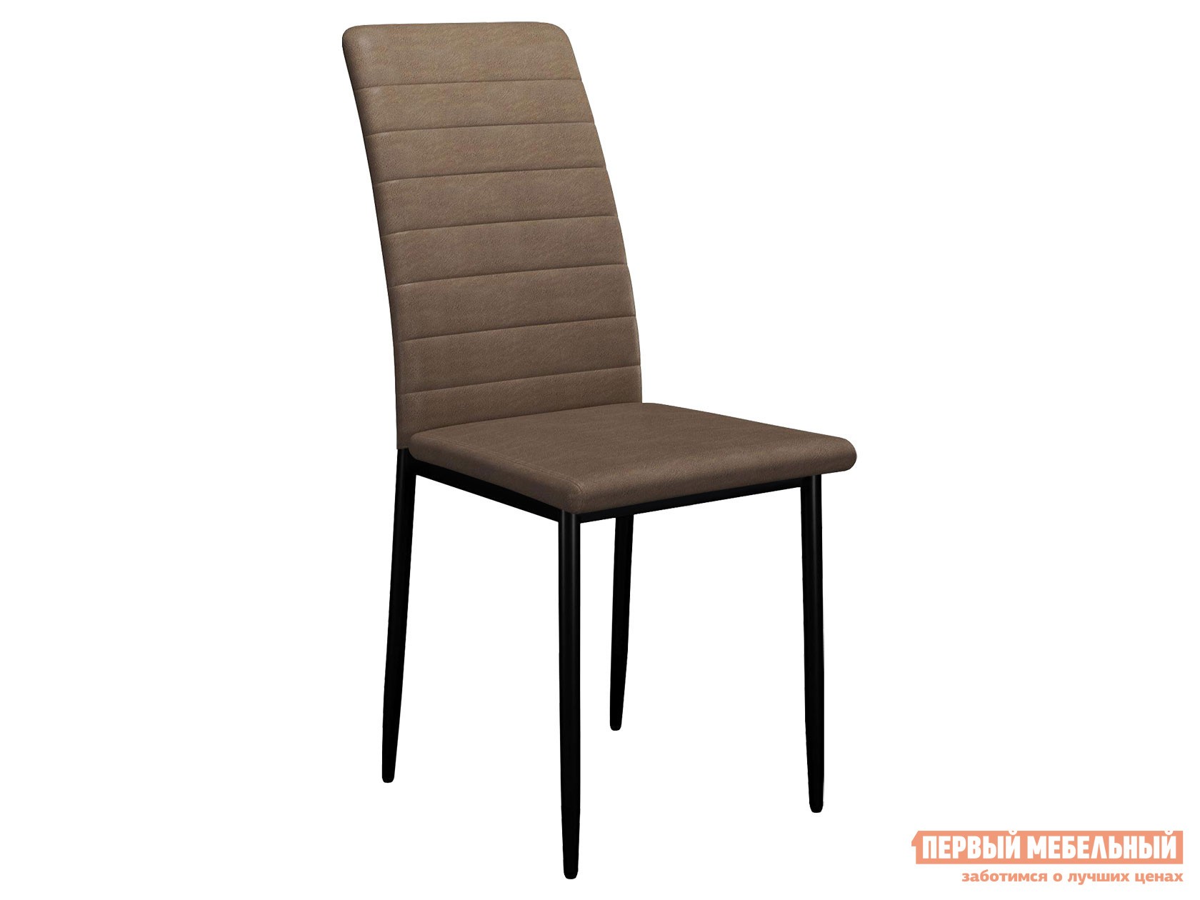 Стул  DikLine ТЕКС Капучино, иск. замша / Черный