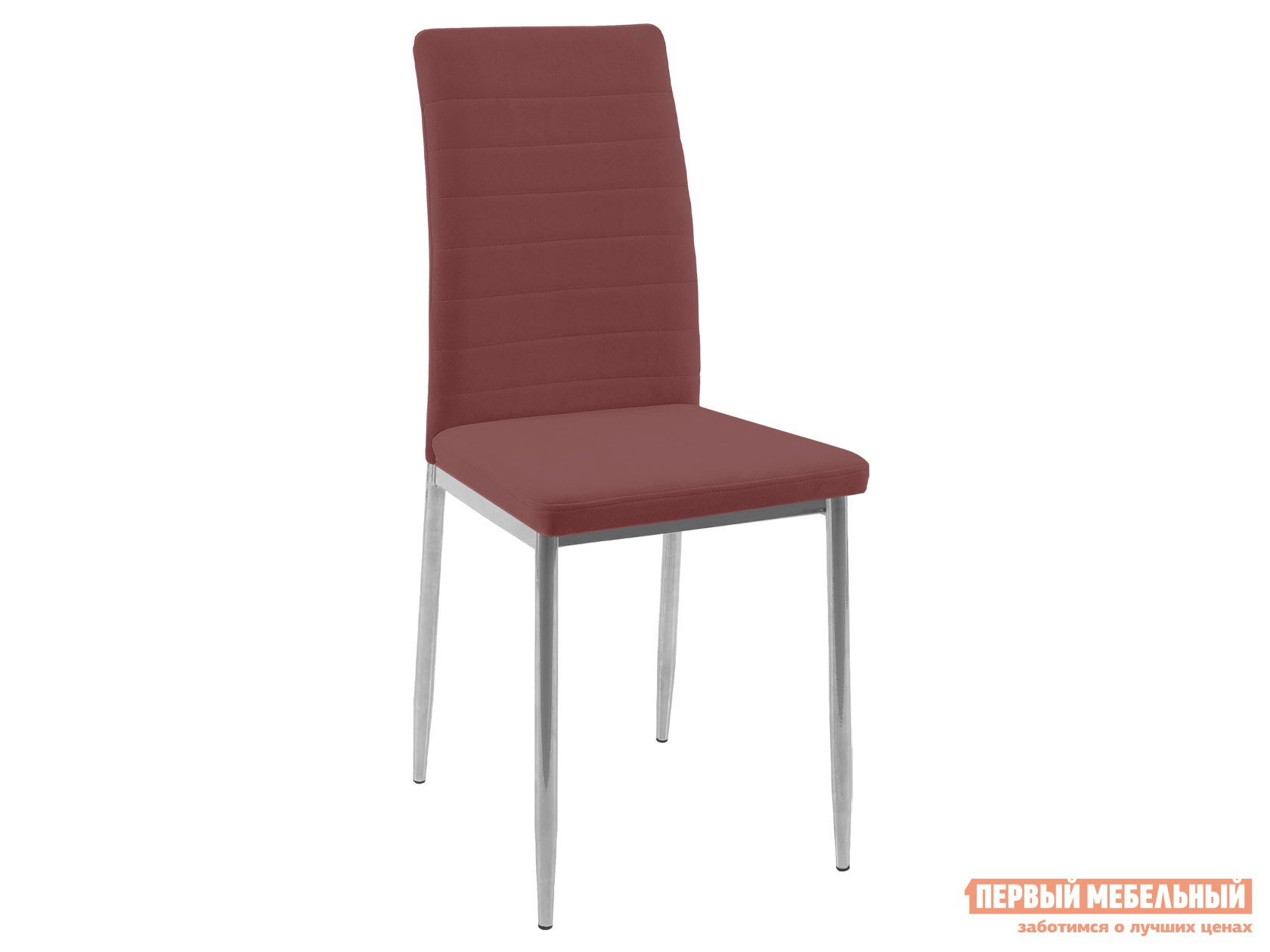 Стул  DikLine ТЕКС Розовый, микровелюр / Хром