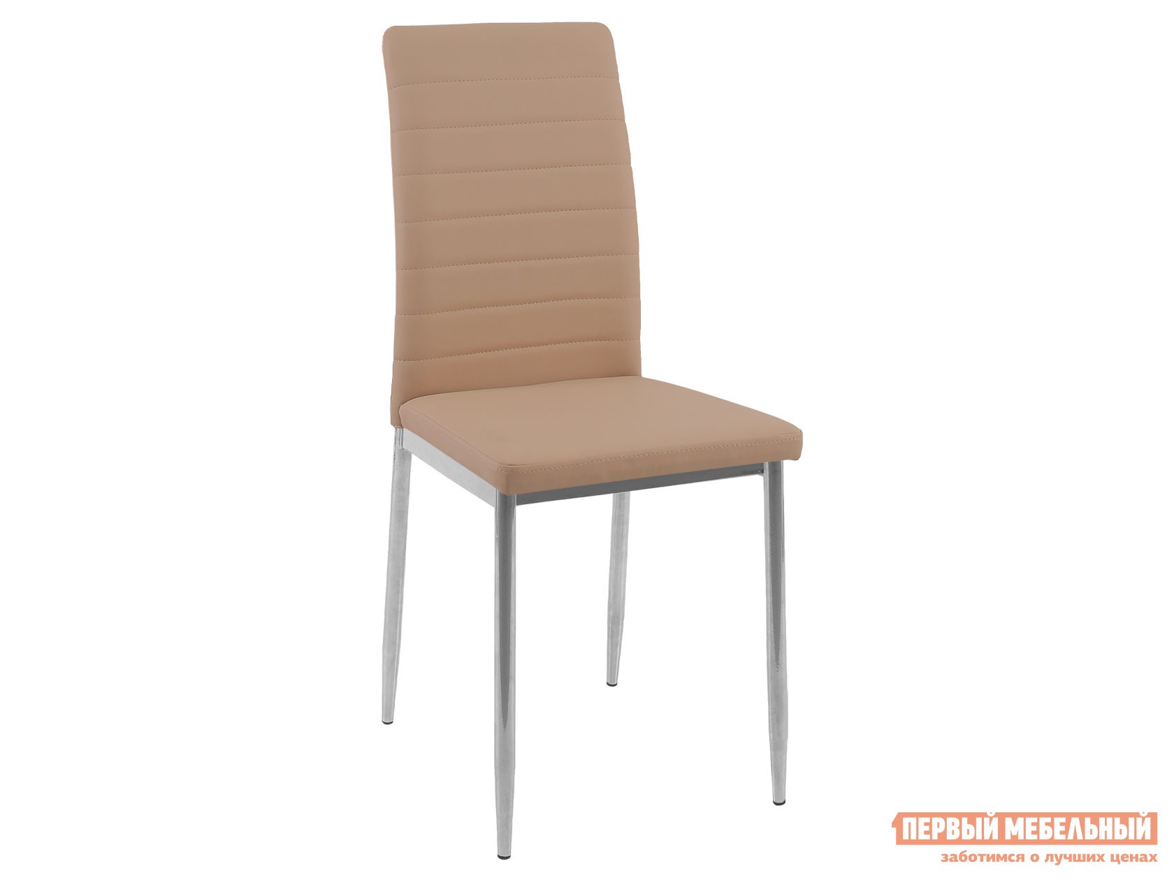 Стул  DikLine ТЕКС Капучино, экокожа / Хром