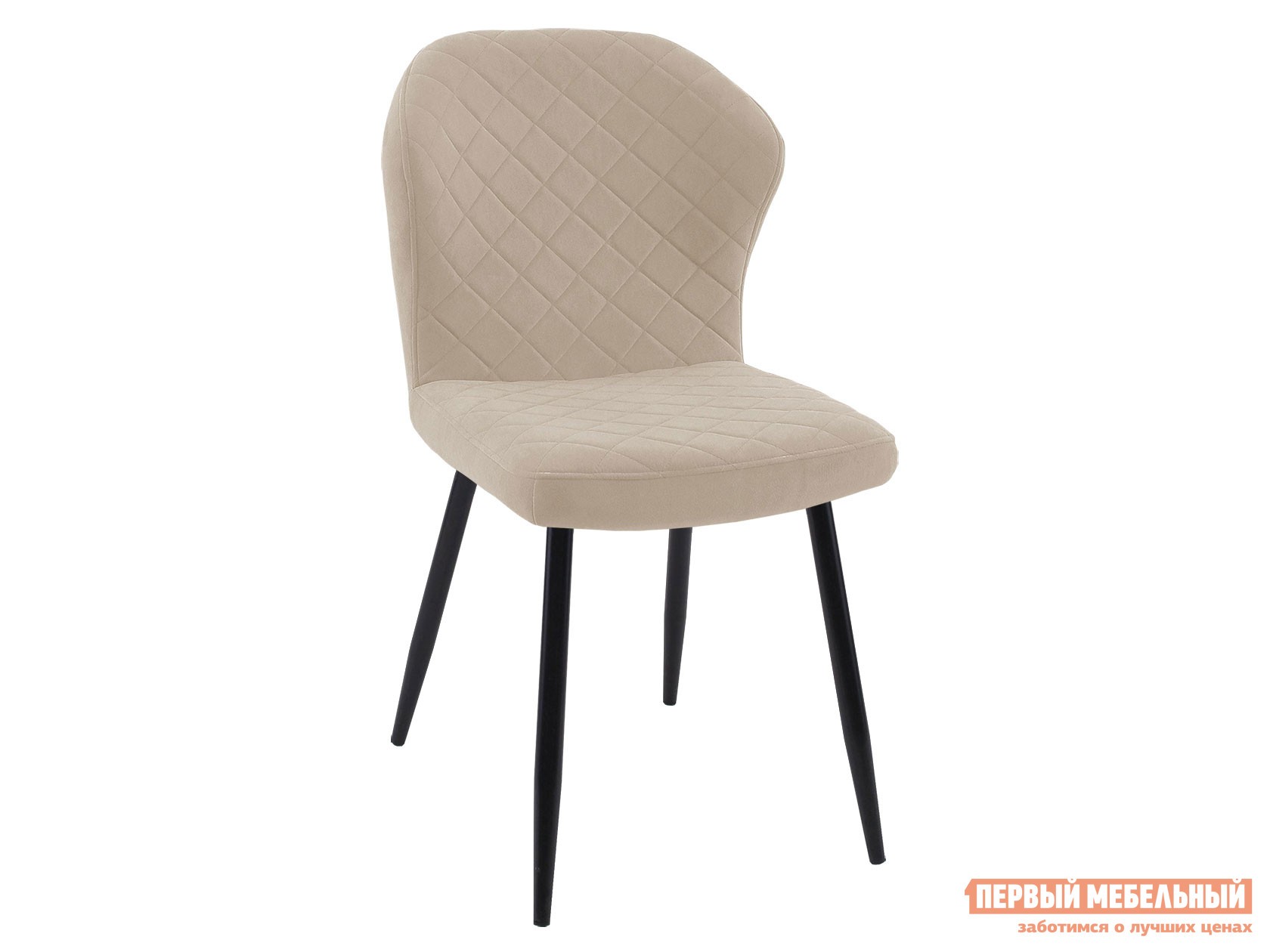 Стул  DikLine 239 Бежевый, микровелюр / Черный