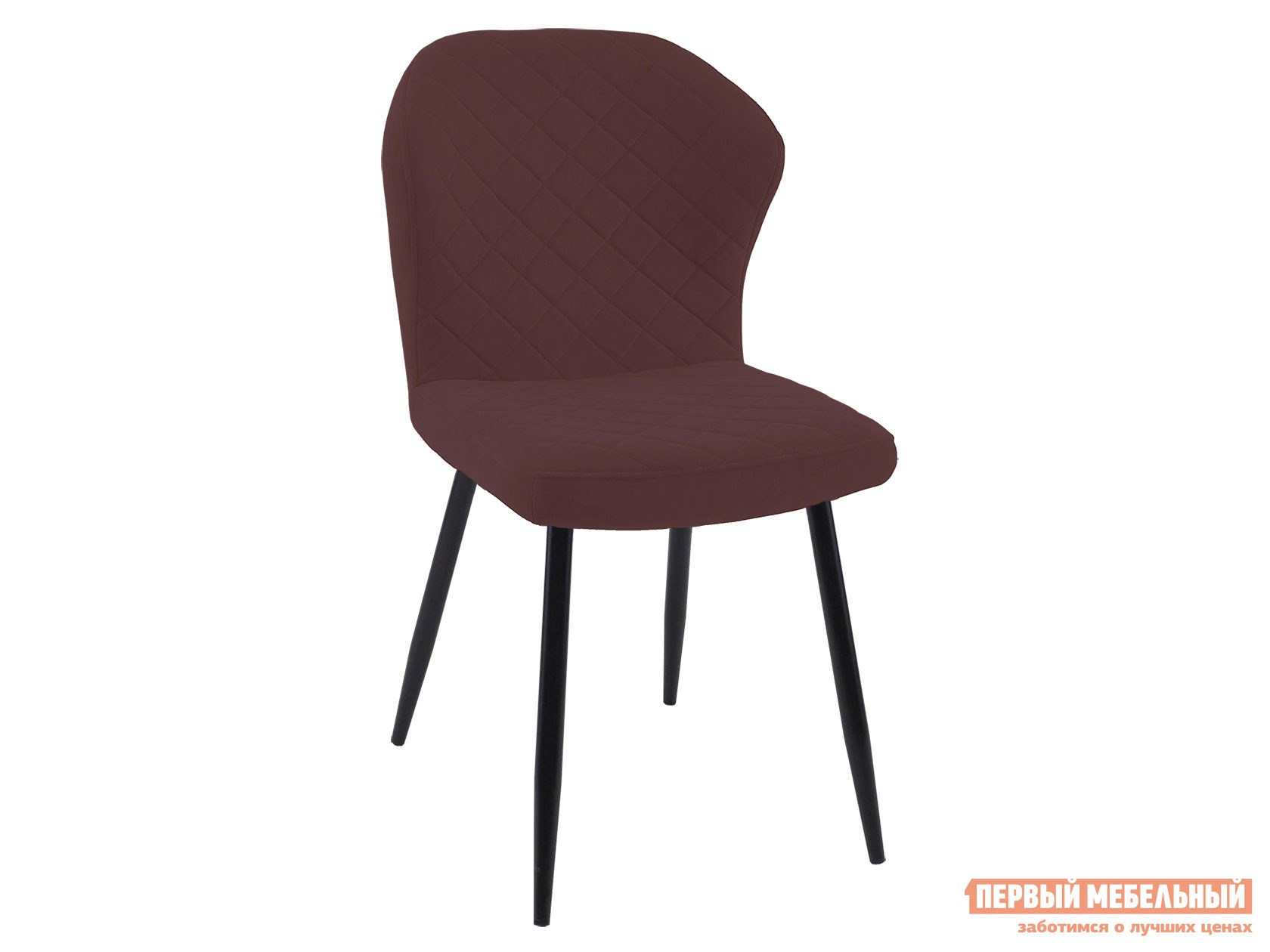 Стул  DikLine 239 Шоколад, микровелюр / Черный