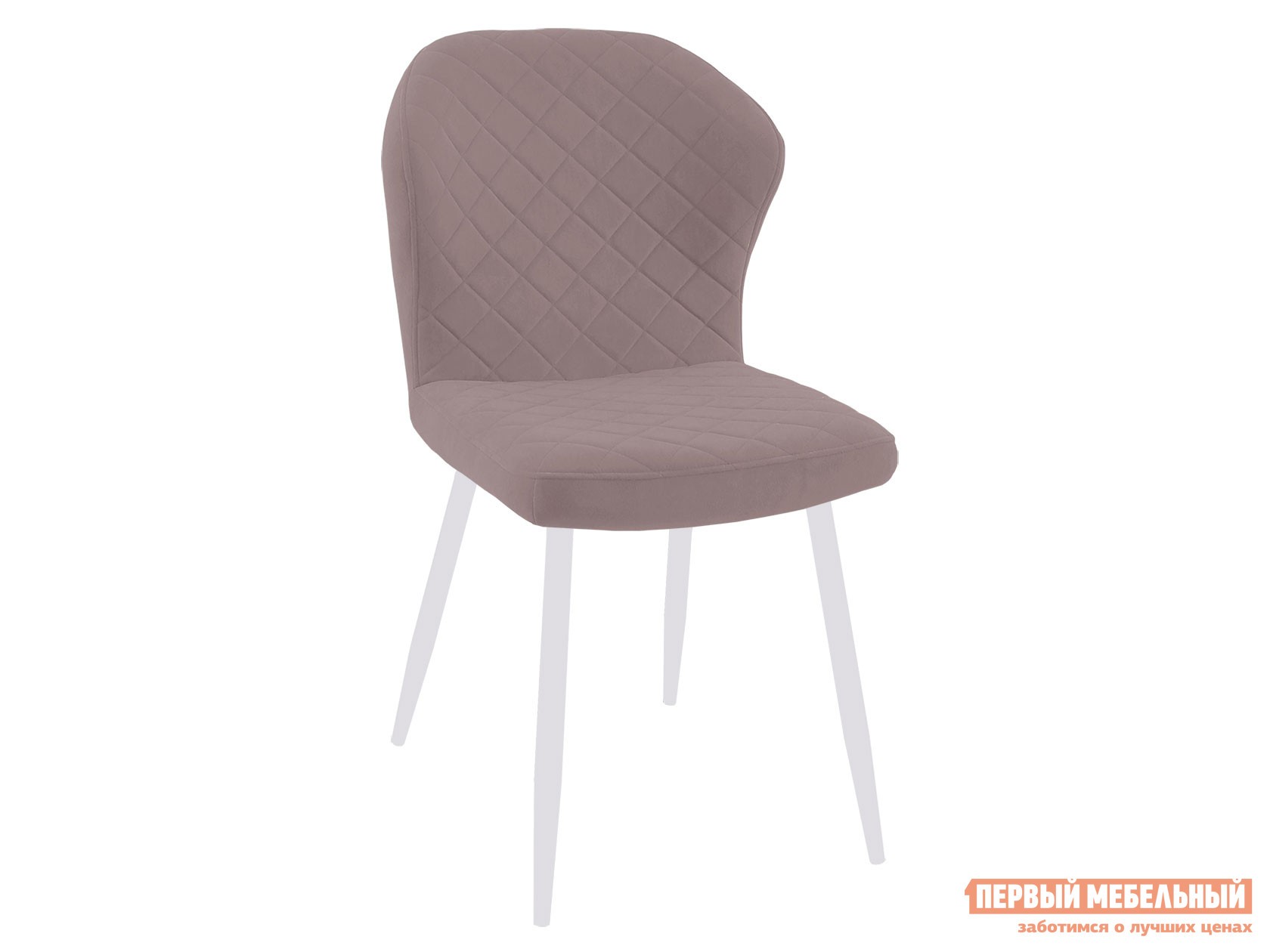 Стул  DikLine 239 Капучино, микровелюр / Белый