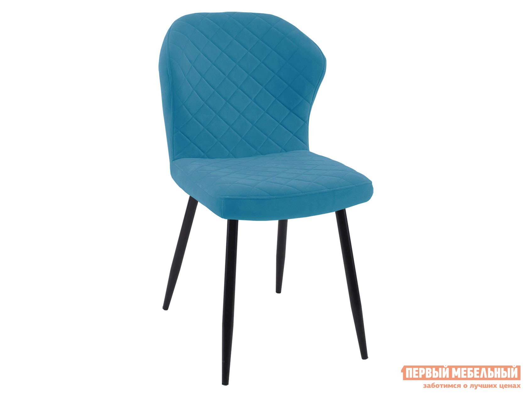 Стул  DikLine 239 Синий, микровелюр / Черный