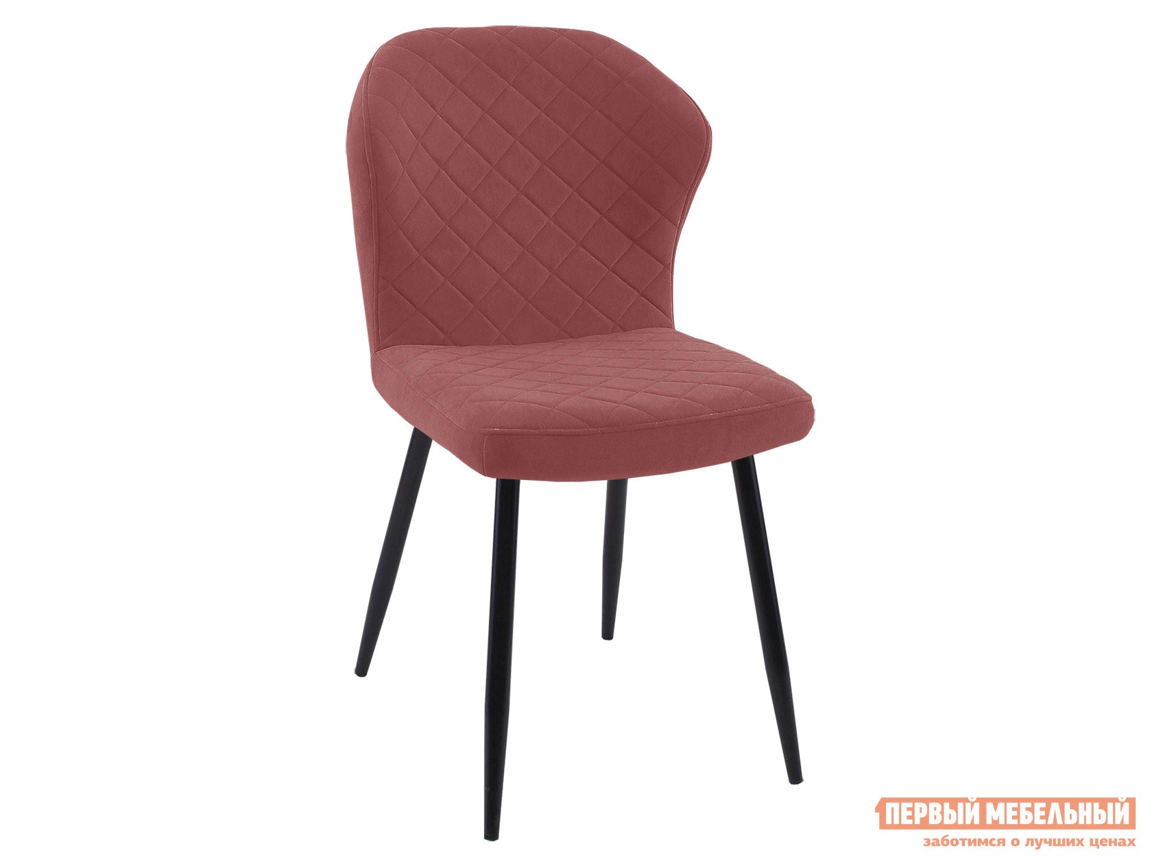 Стул  DikLine 239 Розовый, микровелюр / Черный