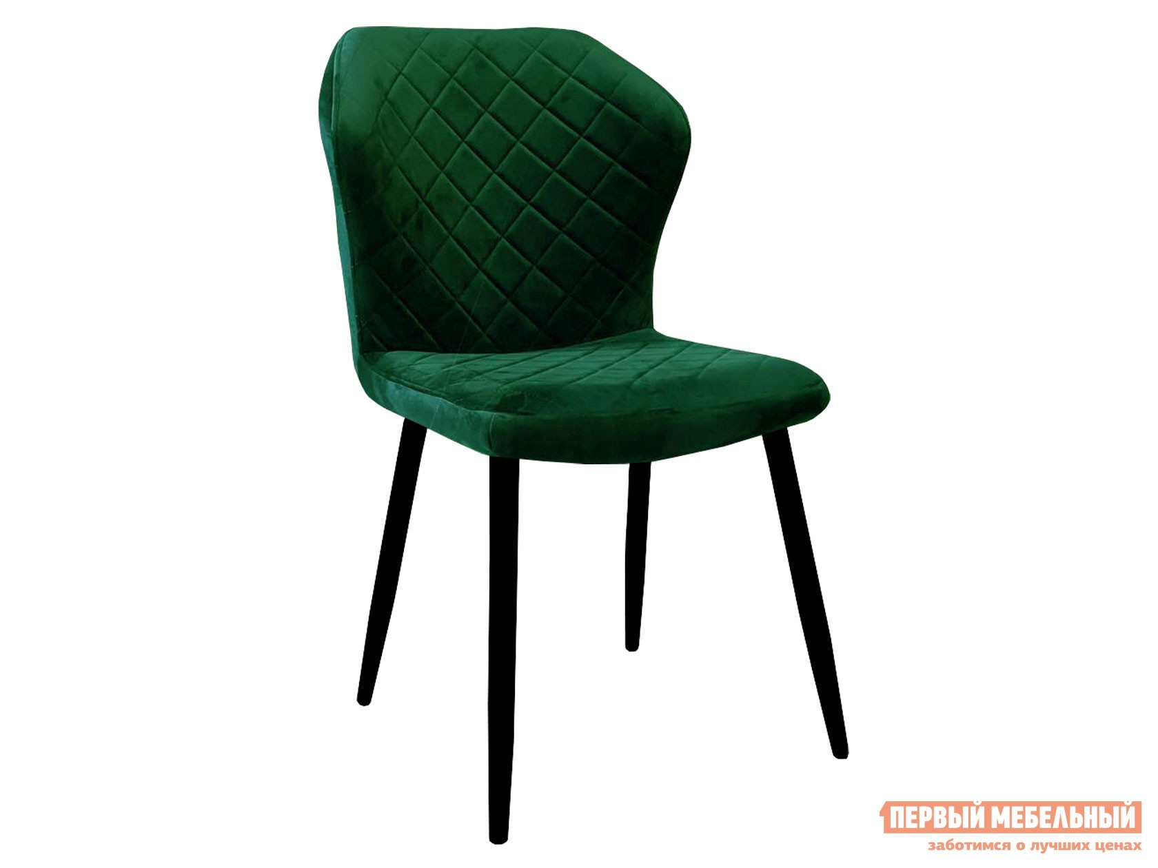 Стул  DikLine 239 Изумруд, микровелюр / Черный