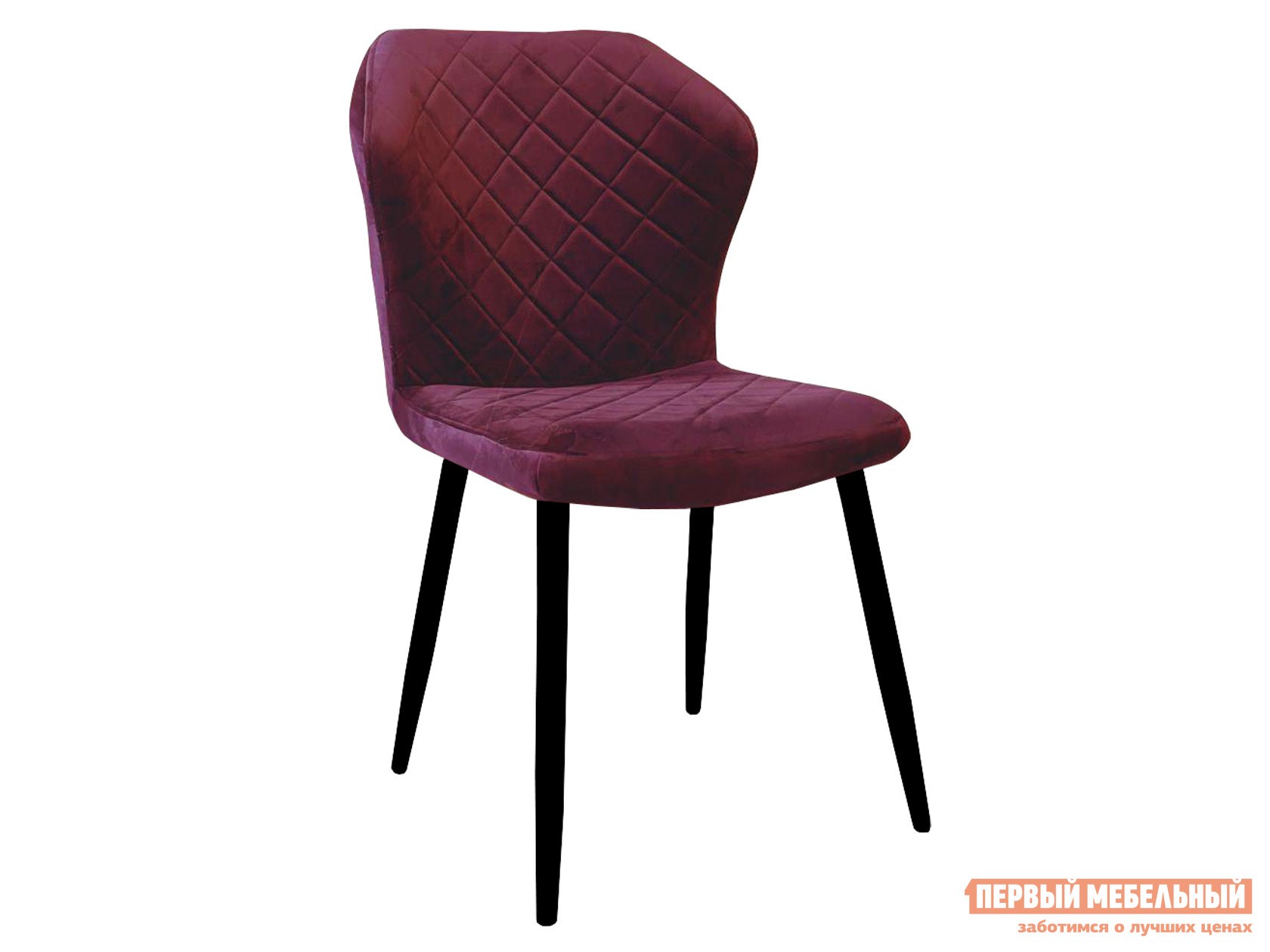 Стул  DikLine 239 Бордо, микровелюр / Черный