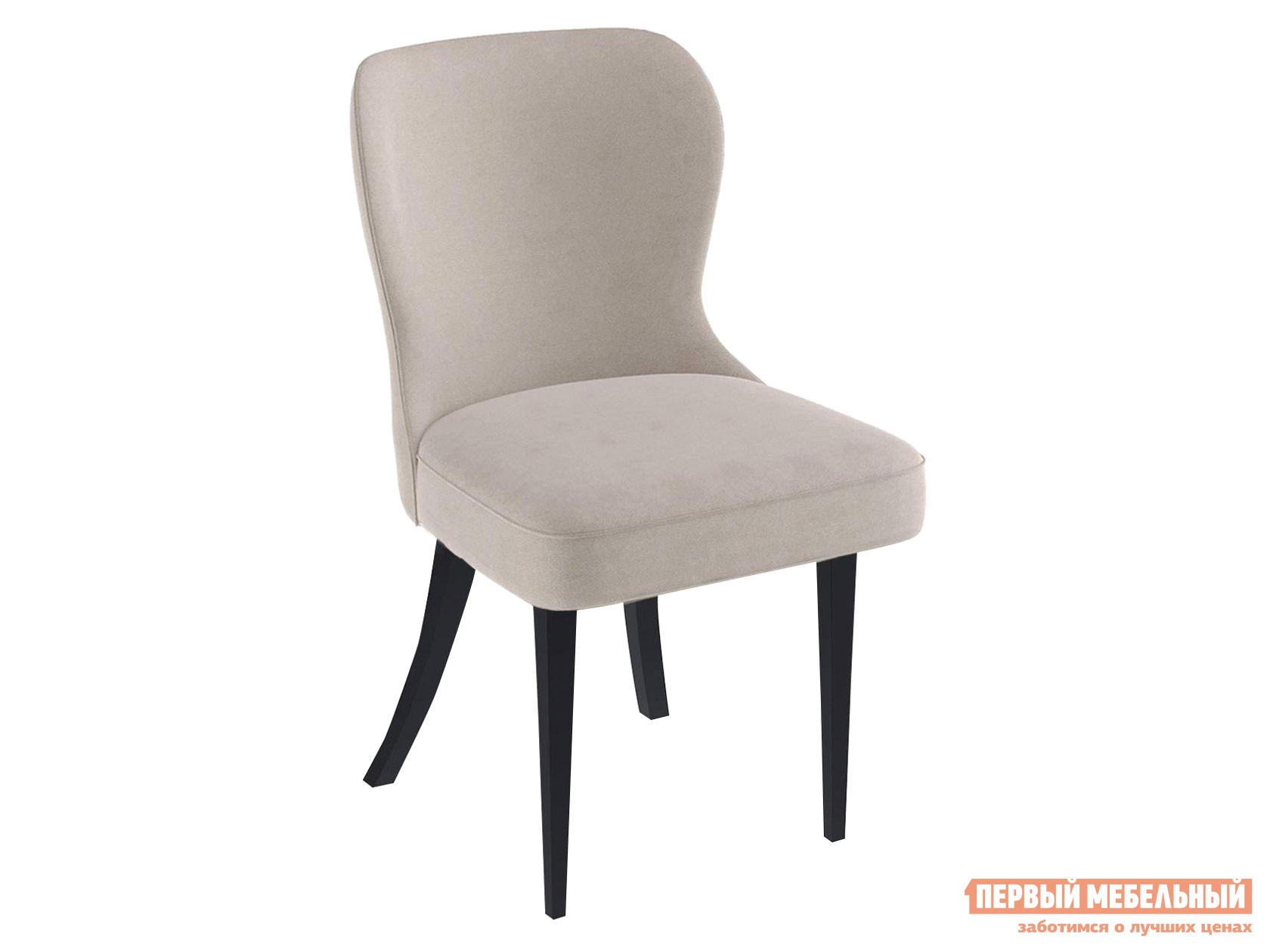 Стул  Кеннер 145 Бежевый, велюр, Черный, Серия «М»