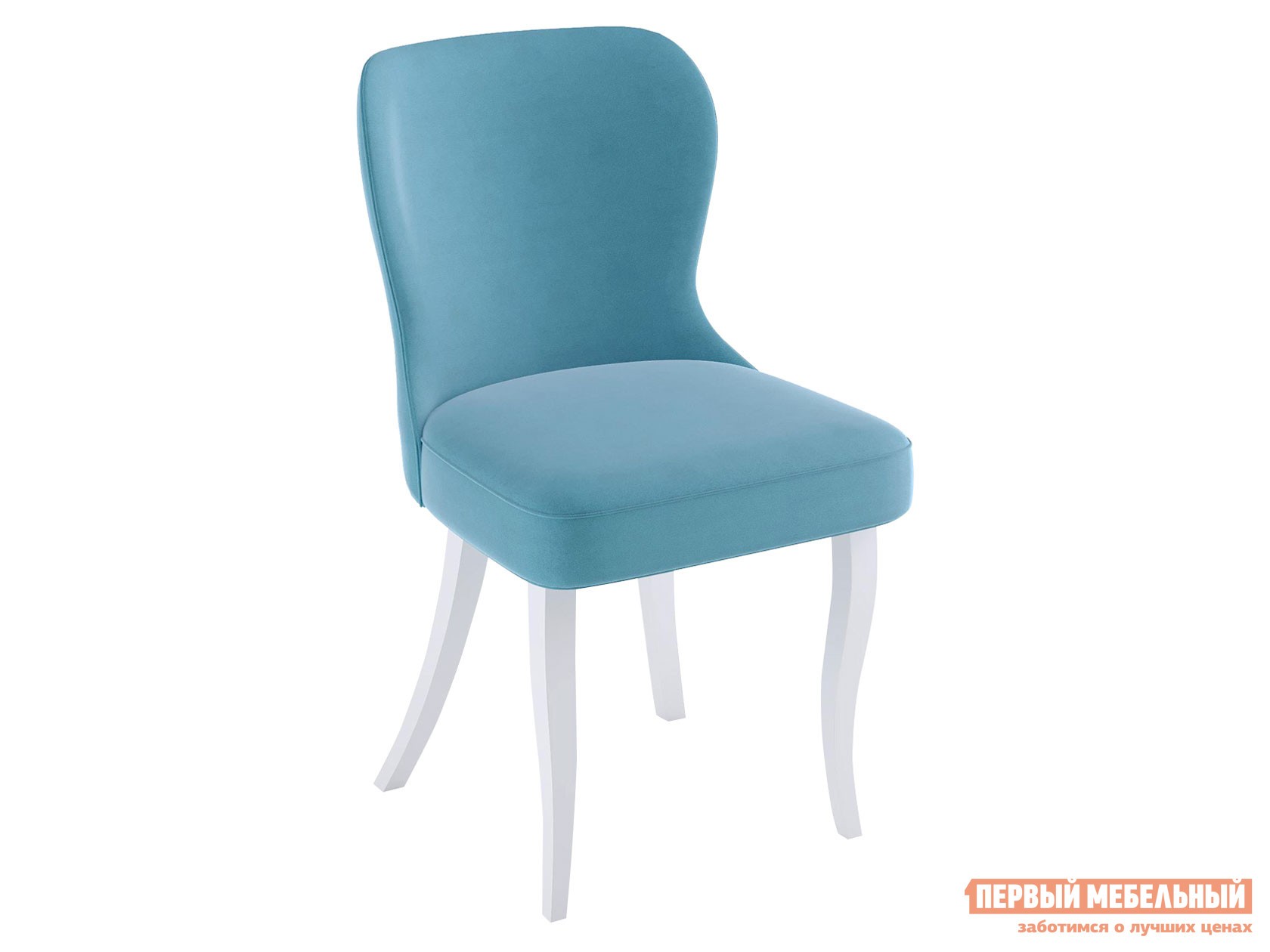 Стул  Кеннер 145 Бирюзовый, велюр, Белый, Серия «С»