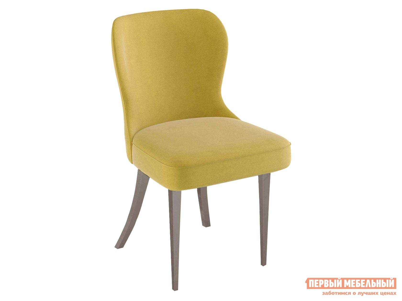 Стул  Кеннер 145 Желтый, велюр, Капучино, Серия «М»