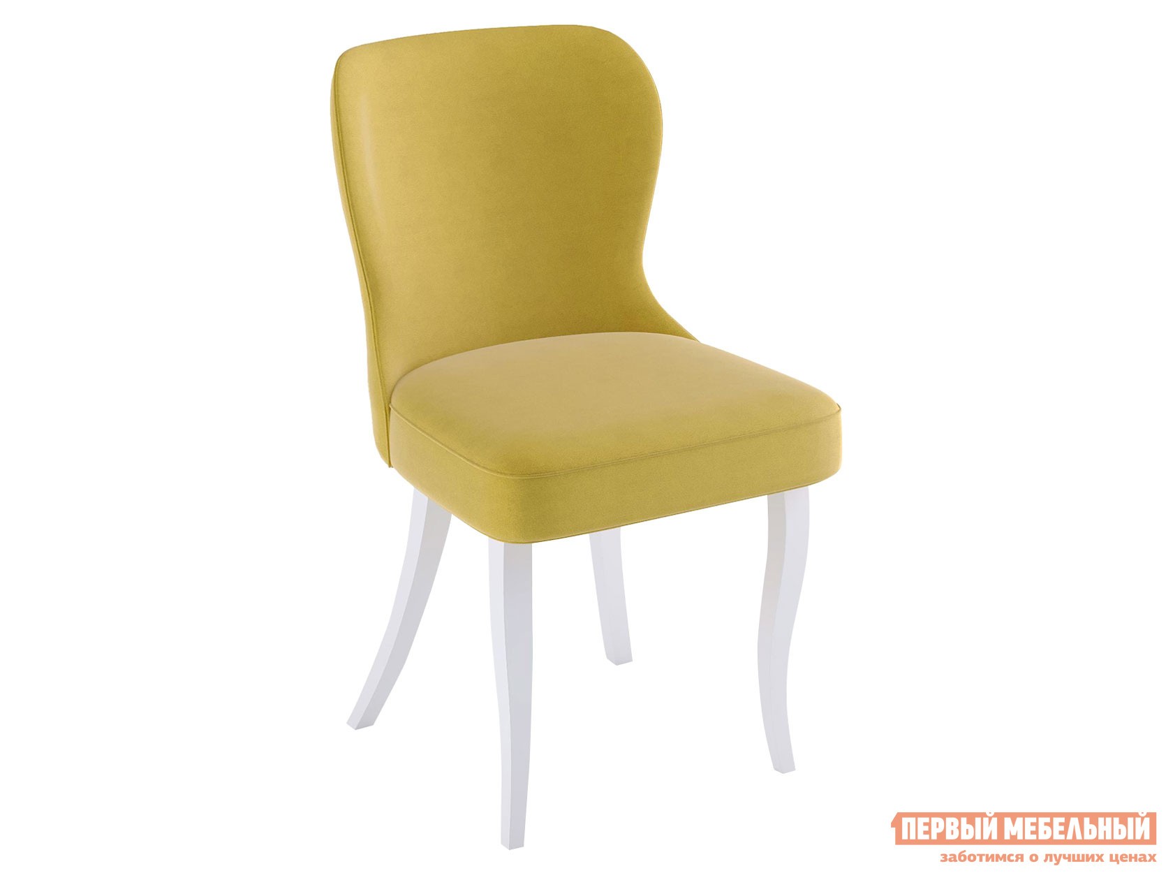 Стул  Кеннер 145 Желтый, велюр, Белый, Серия «С»