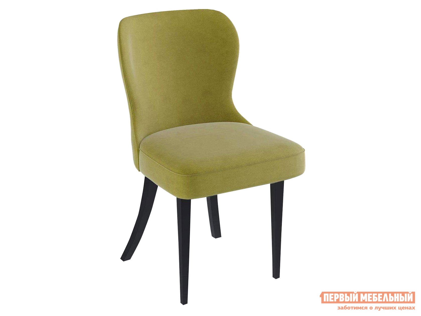 Стул  Кеннер 145 Оливковый, велюр, Черный, Серия «М»