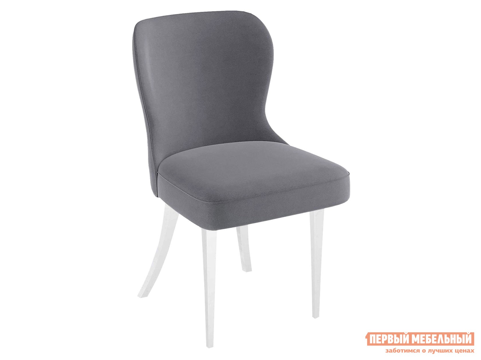 Стул  Кеннер 145 Серый, велюр , Белый, Серия «М»