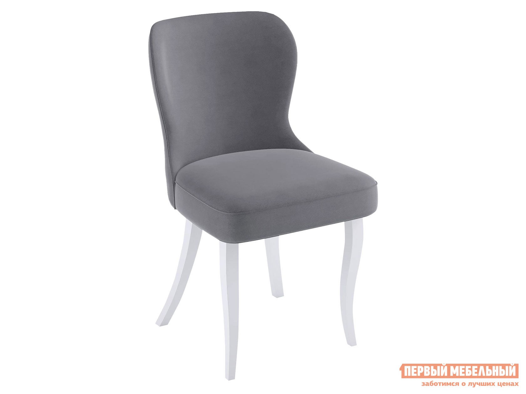 Стул  Кеннер 145 Серый, велюр , Белый, Серия «С»
