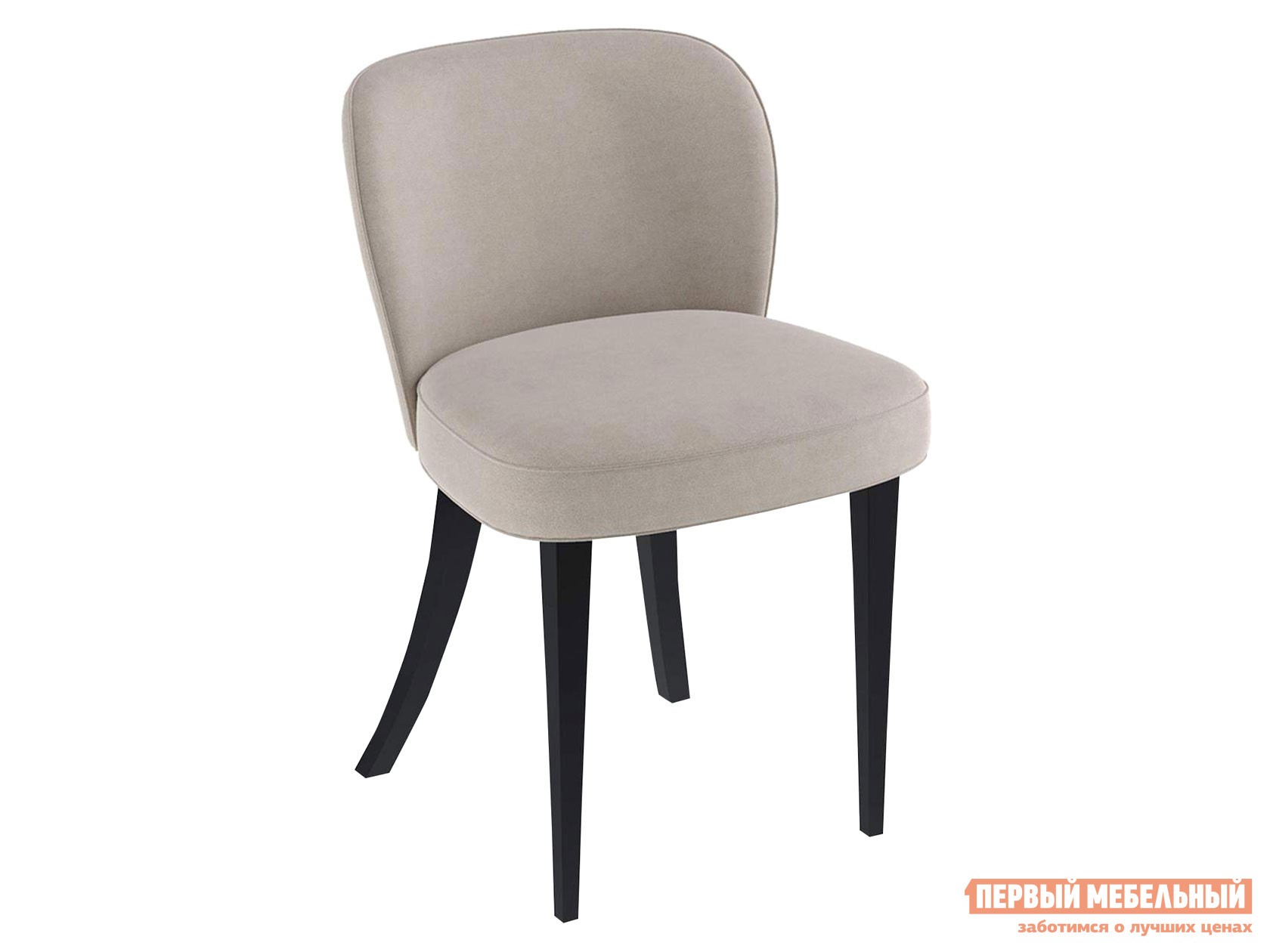 Стул  Кеннер 142 Бежевый, велюр, Черный, Серия «М»