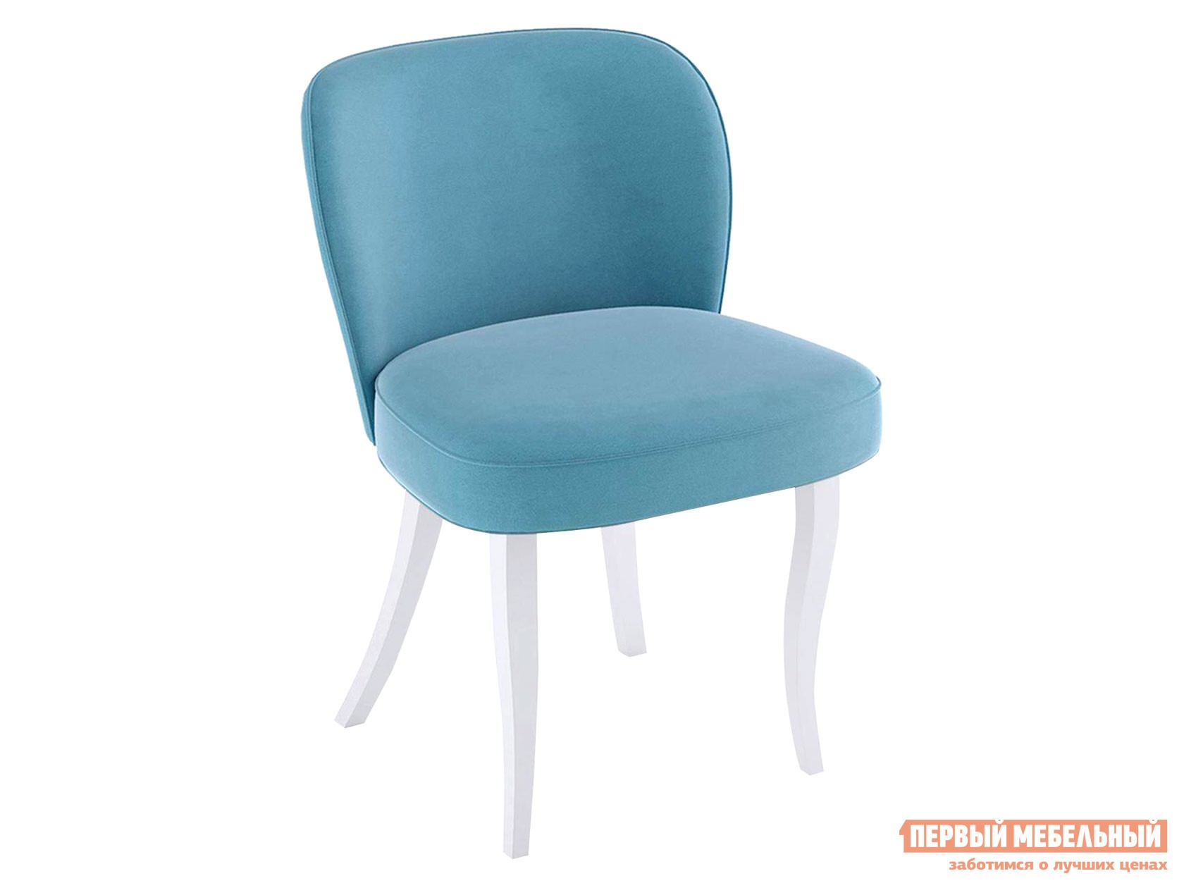 Стул  Кеннер 142 Бирюзовый, велюр, Белый, Серия «С»