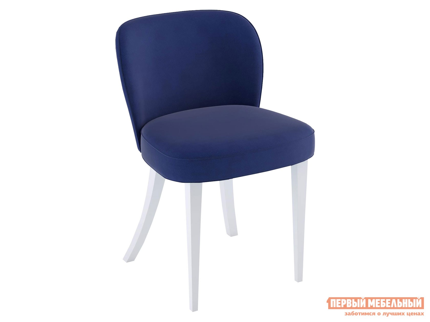 Стул  Кеннер 142 Темно-синий, велюр, Белый, Серия «М»