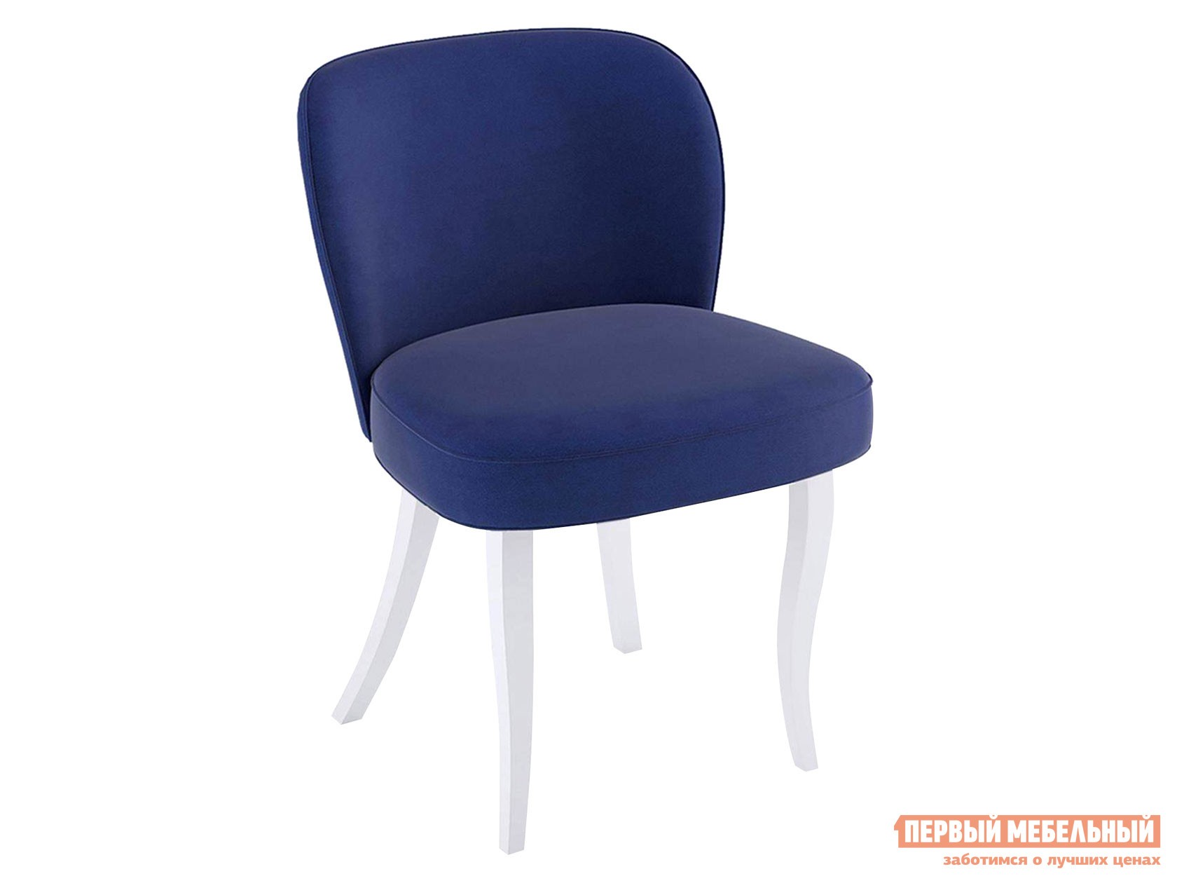 Стул  Кеннер 142 Темно-синий, велюр, Белый, Серия «С»