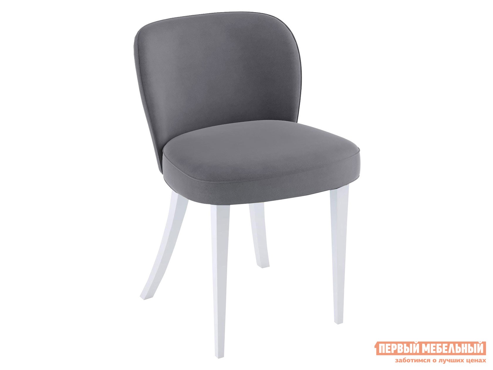Стул  Кеннер 142 Серый, велюр , Белый, Серия «М»