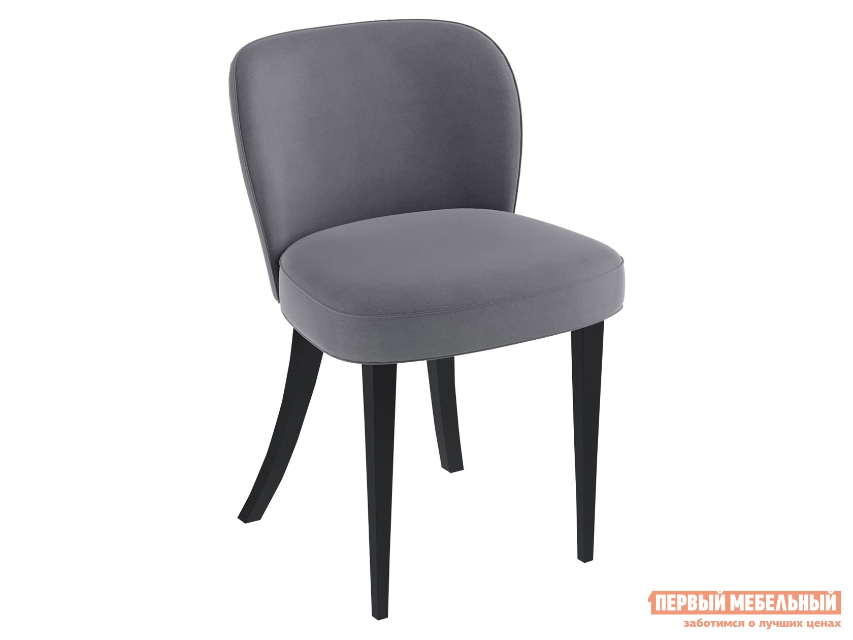 Стул  Кеннер 142 Серый, велюр , Черный, Серия «М»