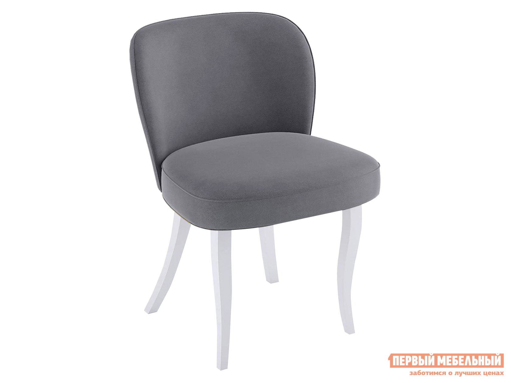 Стул  Кеннер 142 Серый, велюр , Белый, Серия «С»