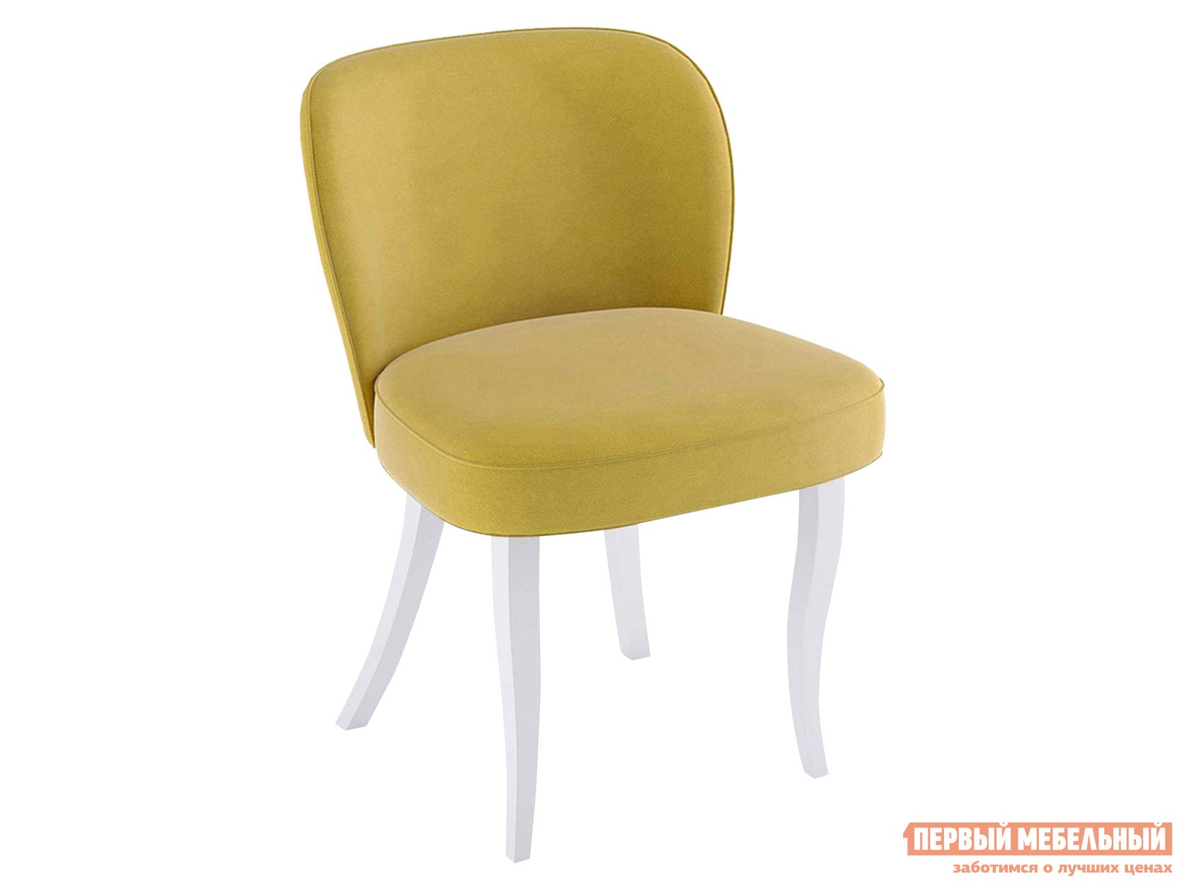 Стул  Кеннер 142 Желтый, велюр, Белый, Серия «С»