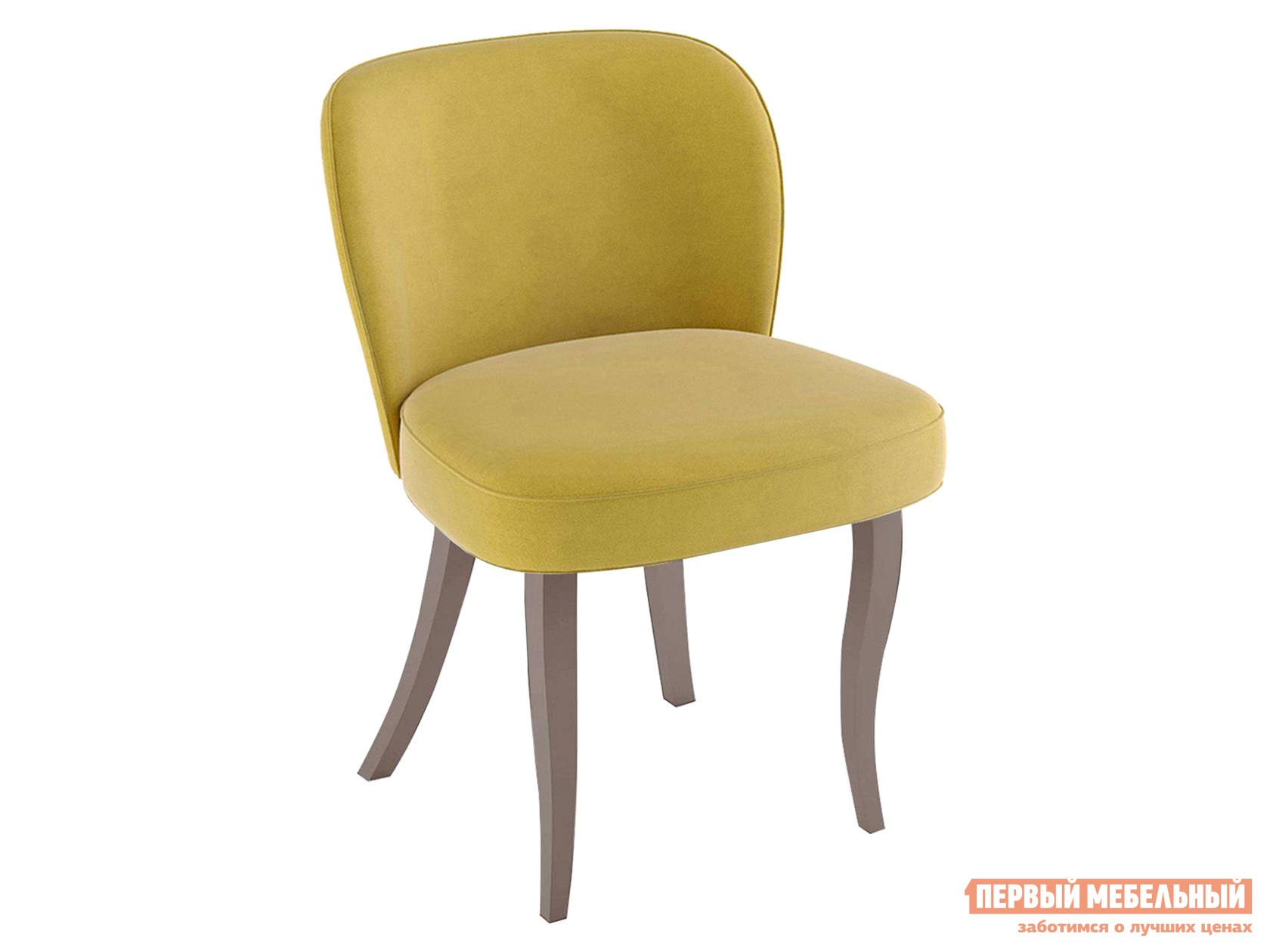 Стул  Кеннер 142 Желтый, велюр, Капучино, Серия «С»