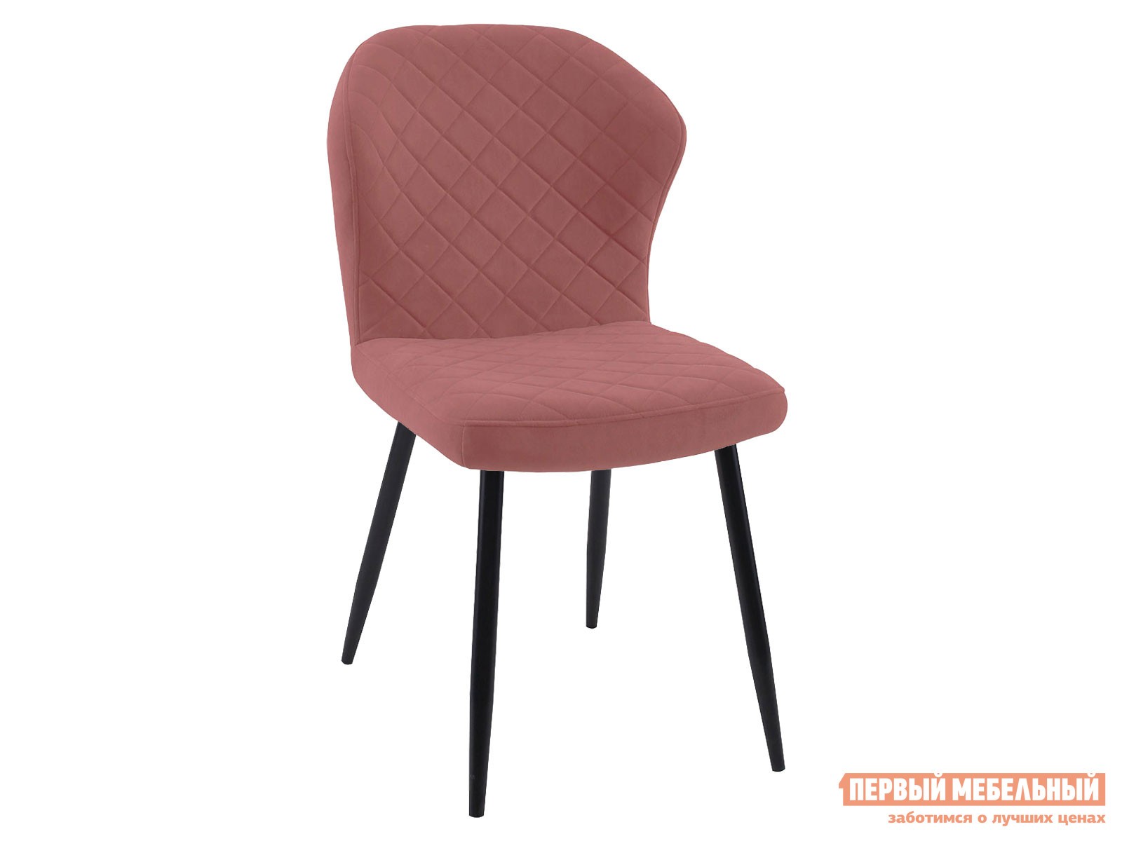 Стул  DikLine 238 Пудра, микровелюр / Черный