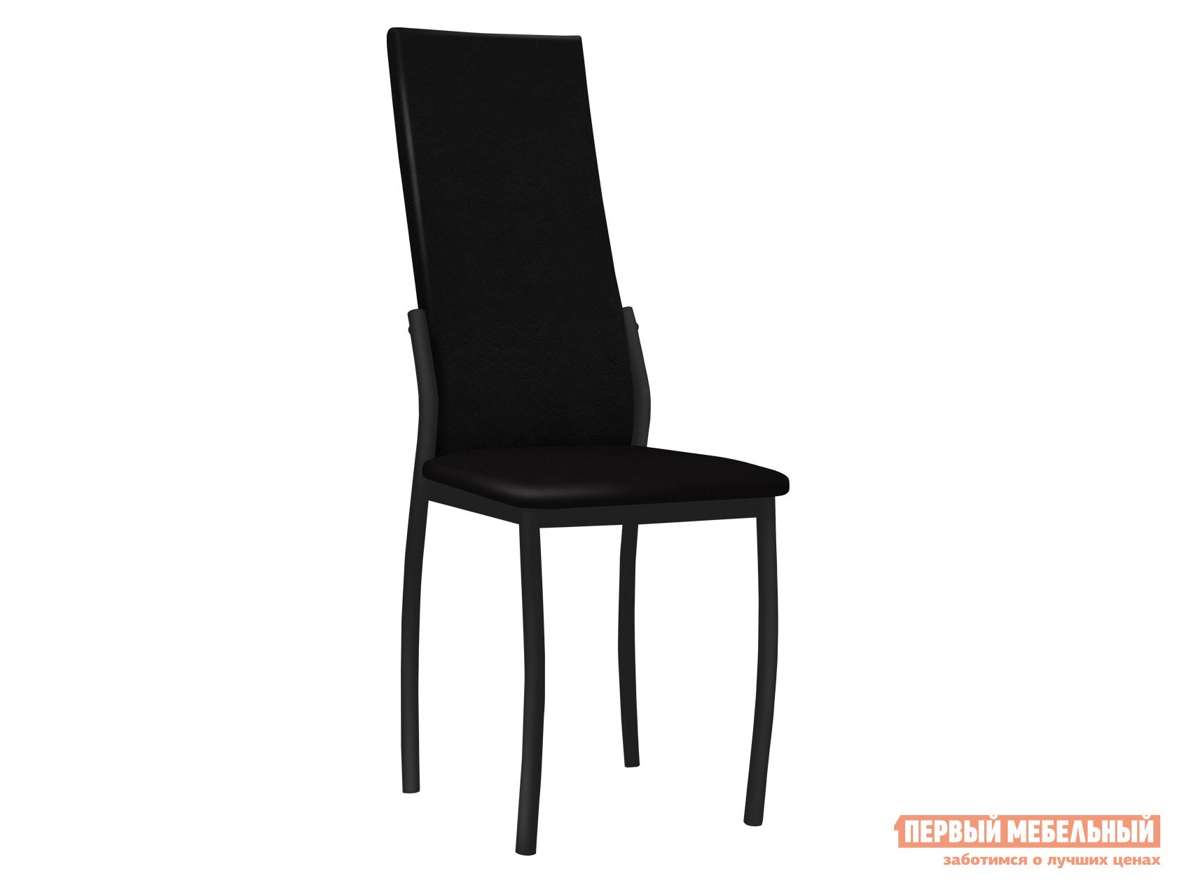 Стул  Лорд Черный, искусственная замша / Черный, металл