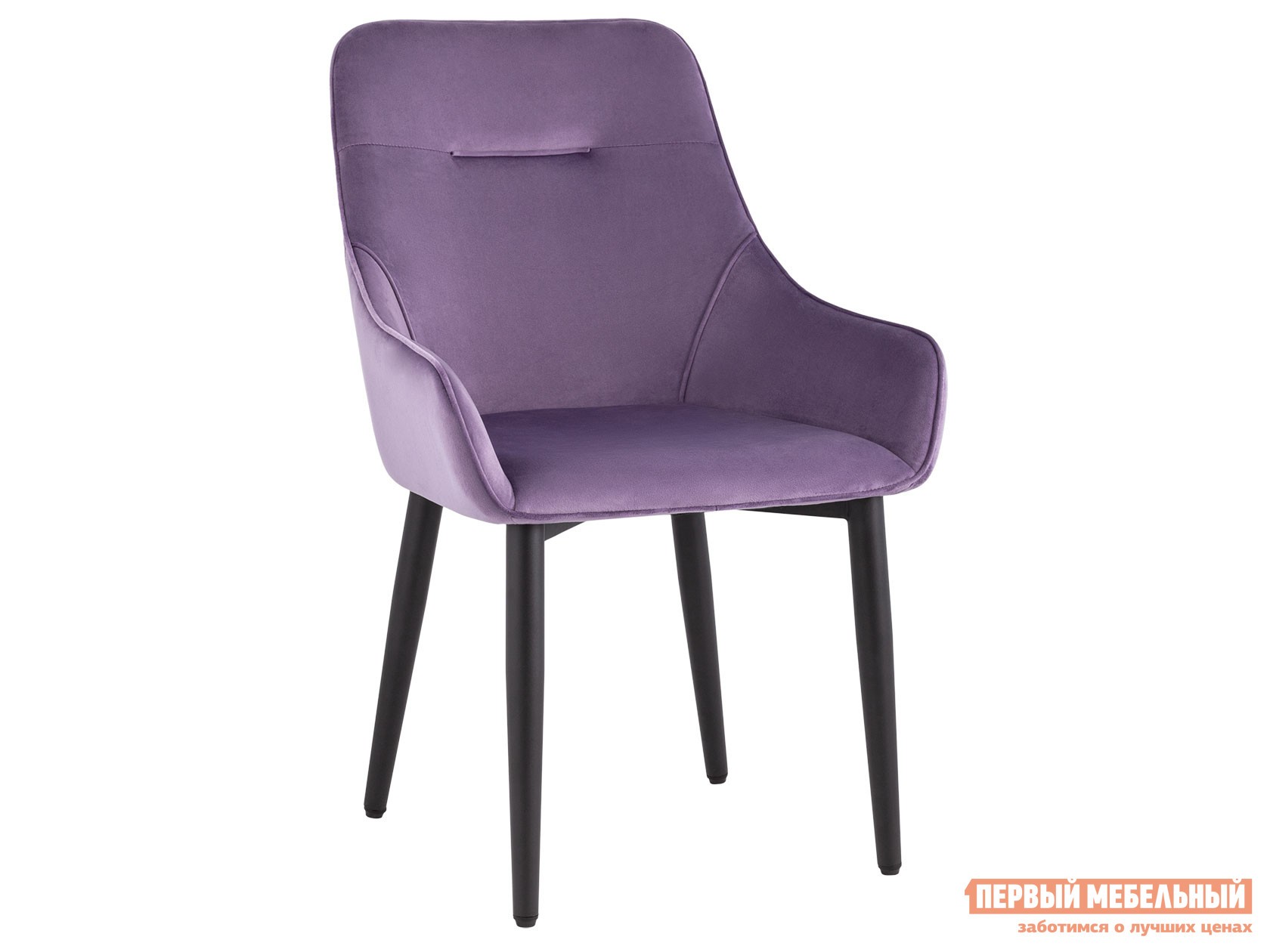 Стул  Диана Пыльно-фиолетовый, велюр / Темное дерево