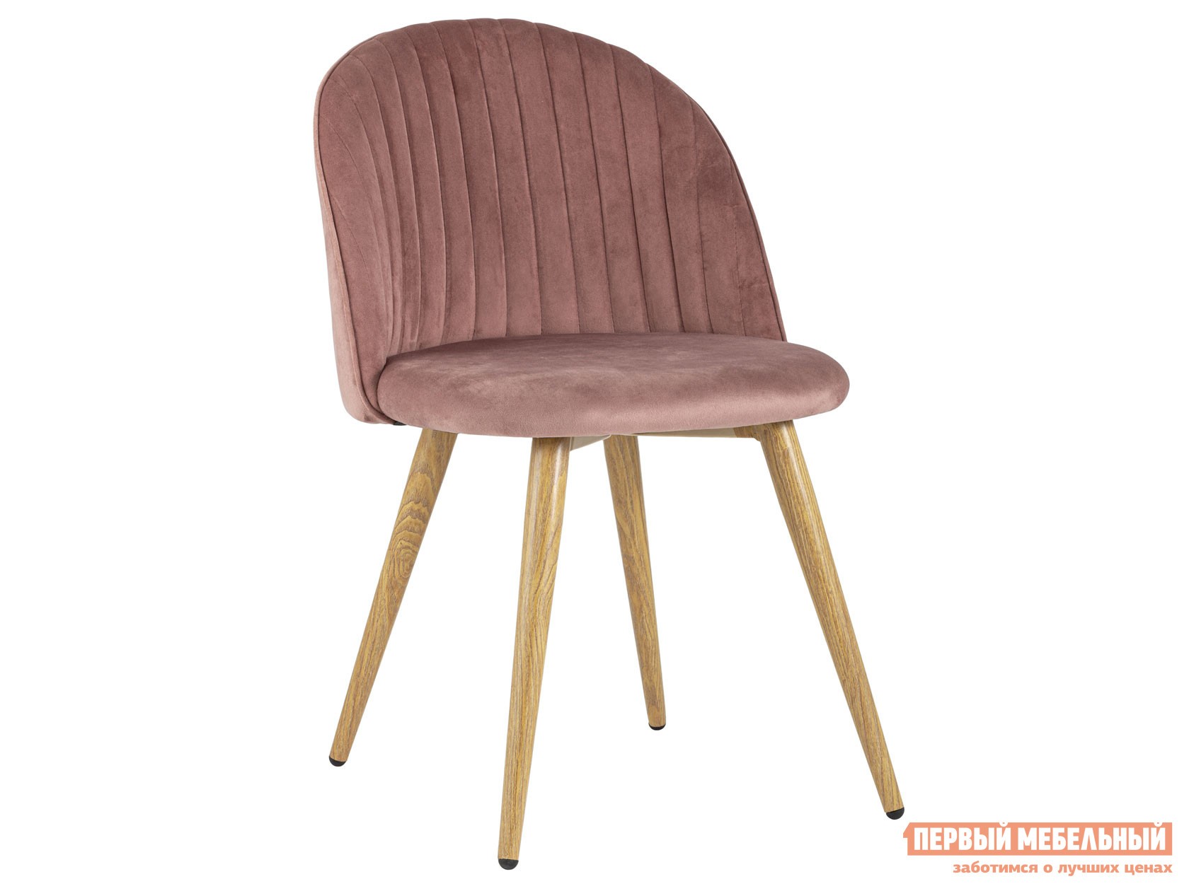 Стул  Лион Страйпс Розовый, велюр