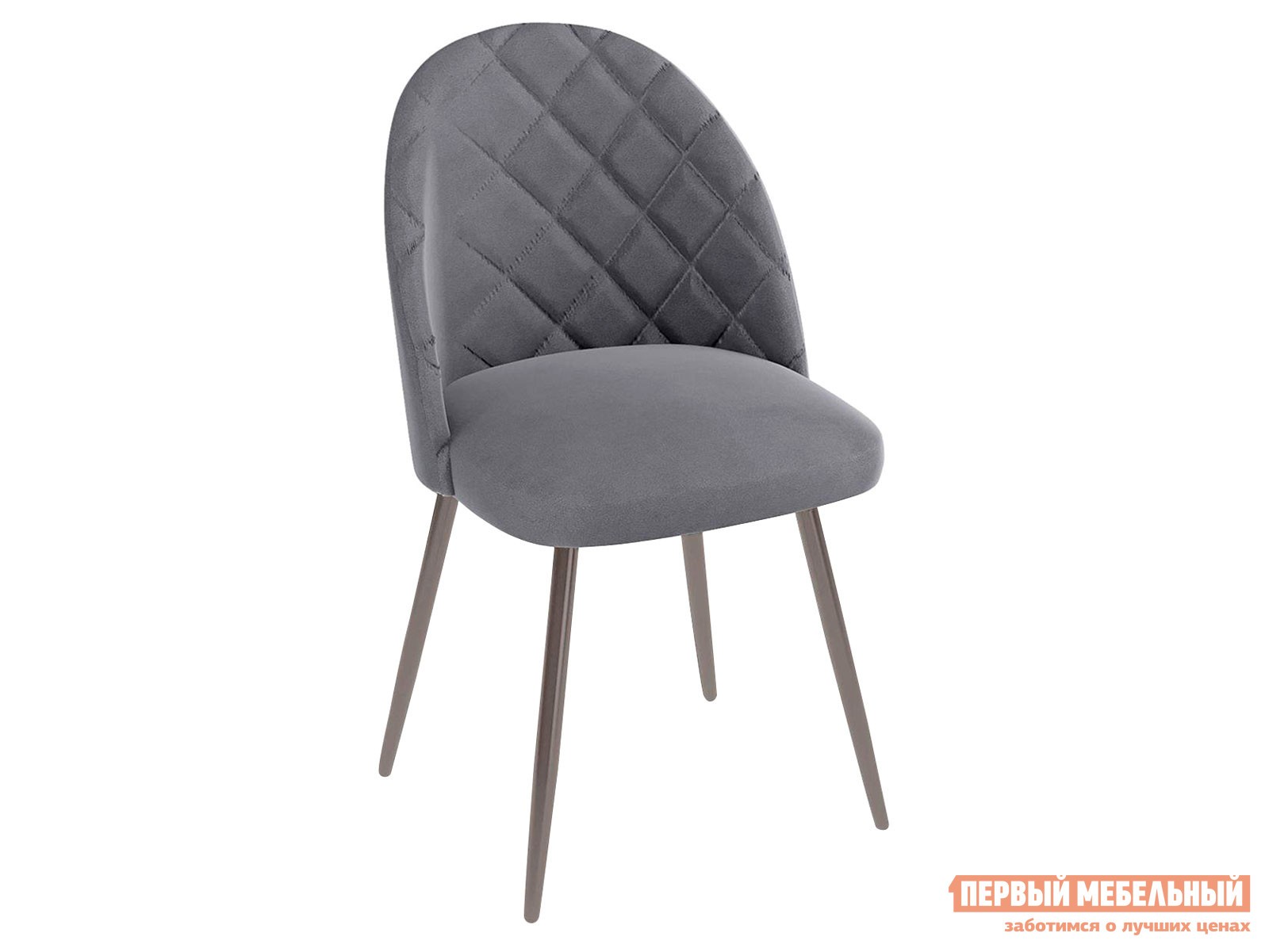 Стул  Кеннер 147 Серый, велюр , Капучино
