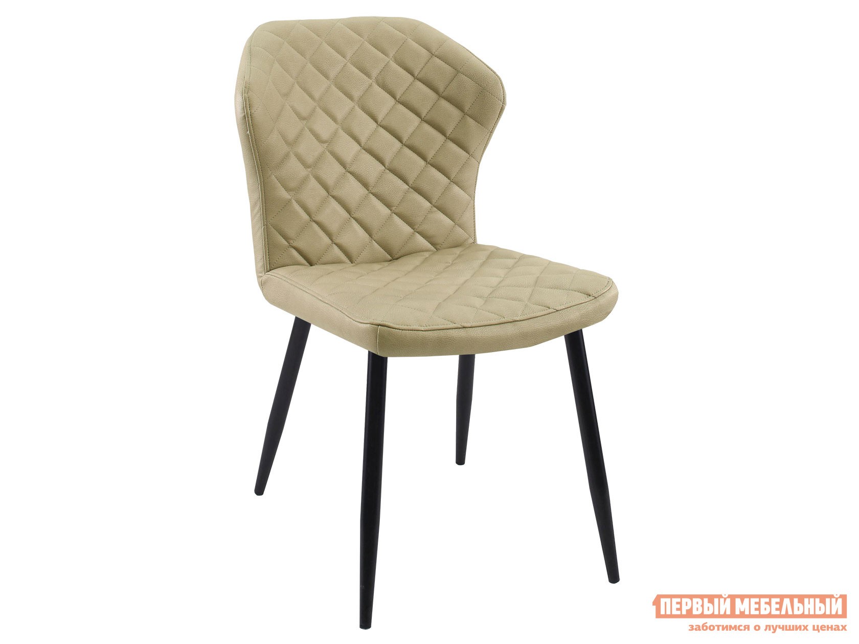 Стул  DikLine 239 Бежевый, экокожа / Черный