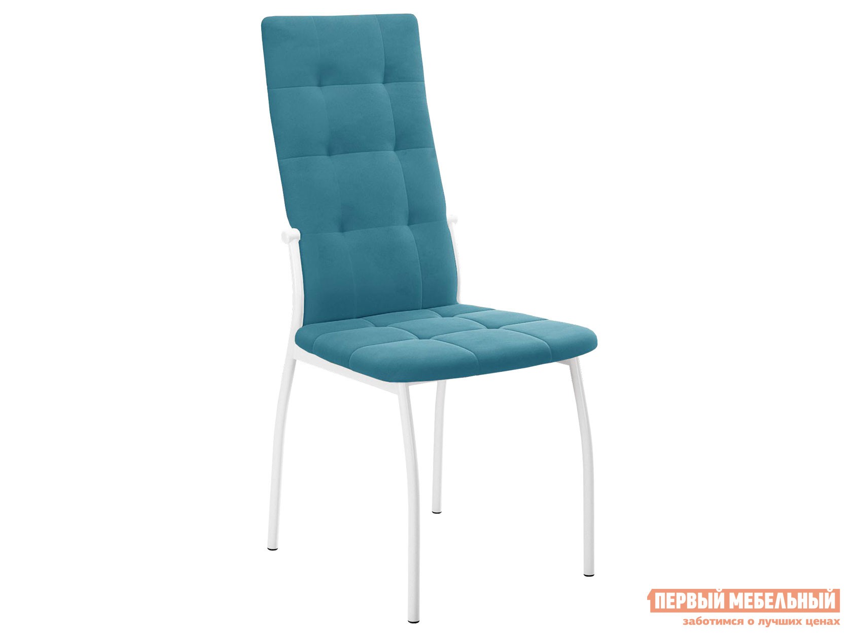Стул  Галс-М Бирюзовый, микровелюр / Белый