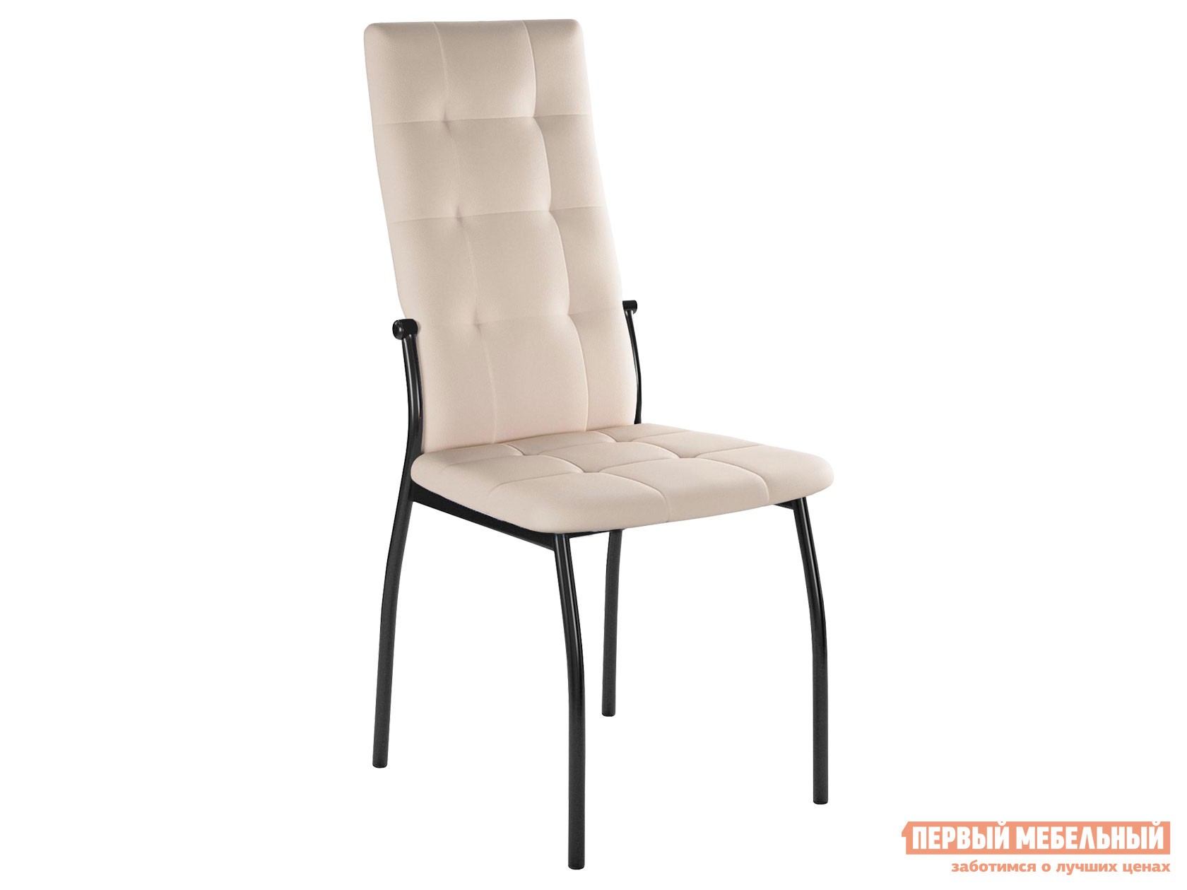 Стул  Галс-М Бежевый, экокожа / Черный