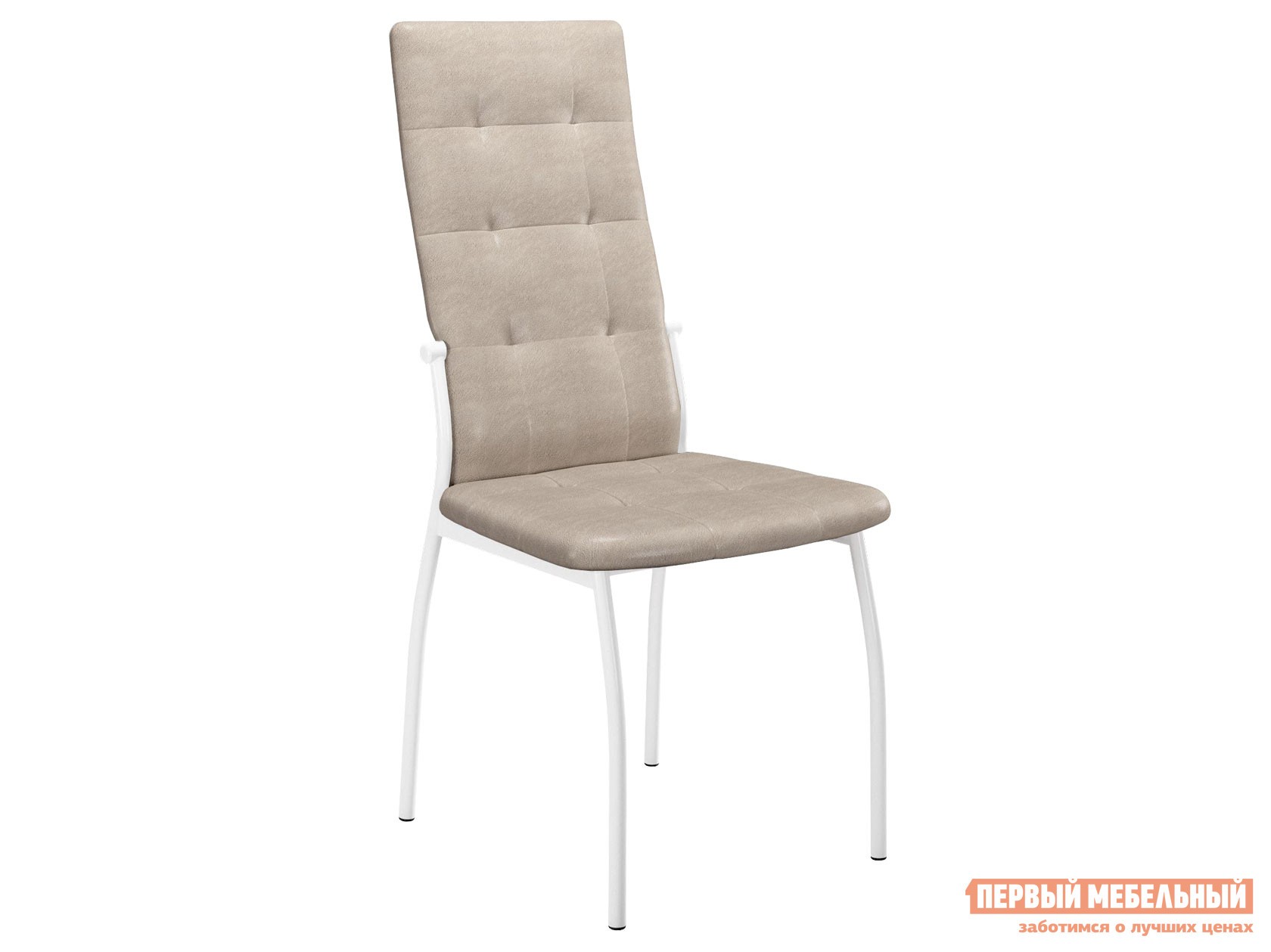 Стул  Галс-М Крем, иск. замша / Белый