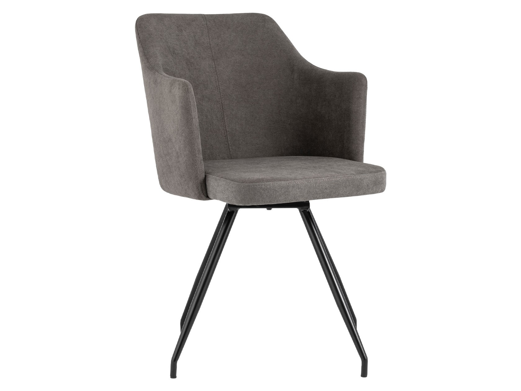 Стул  Слинг Серо-коричневый, шенилл / Черный, металл