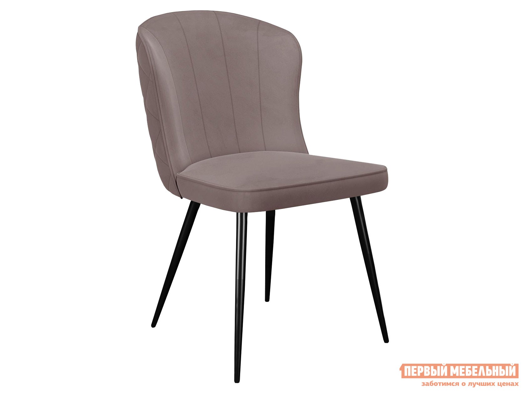 Стул  DikLine 209 Латте, микровелюр / Черный