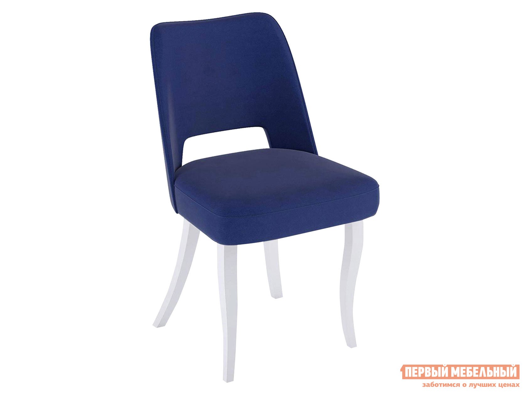 Стул  Кеннер 143 Темно-синий, велюр, Белый, Серия «С»