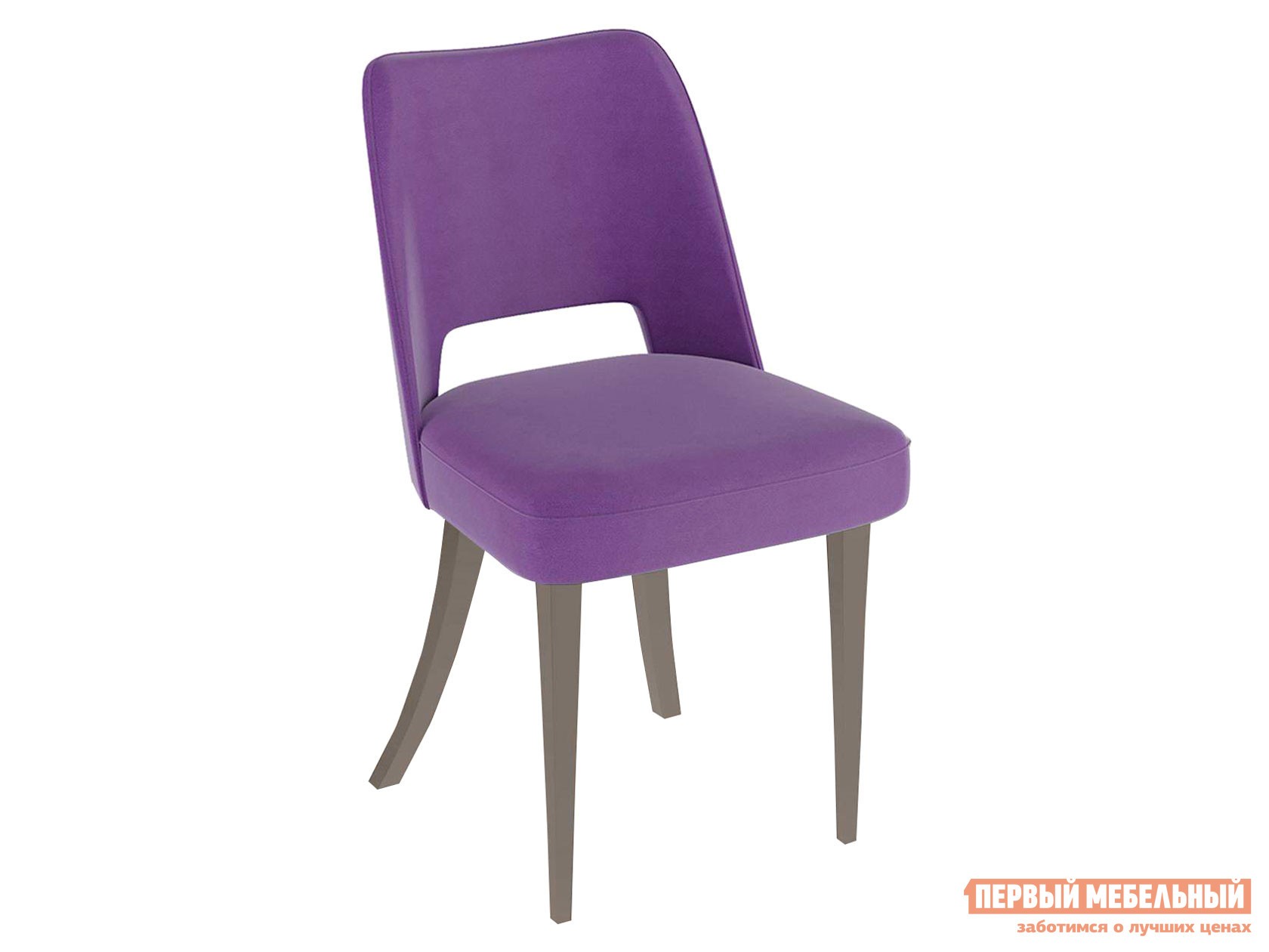 Стул  Кеннер 143 Фиолетовый, велюр, Капучино, Серия «М»