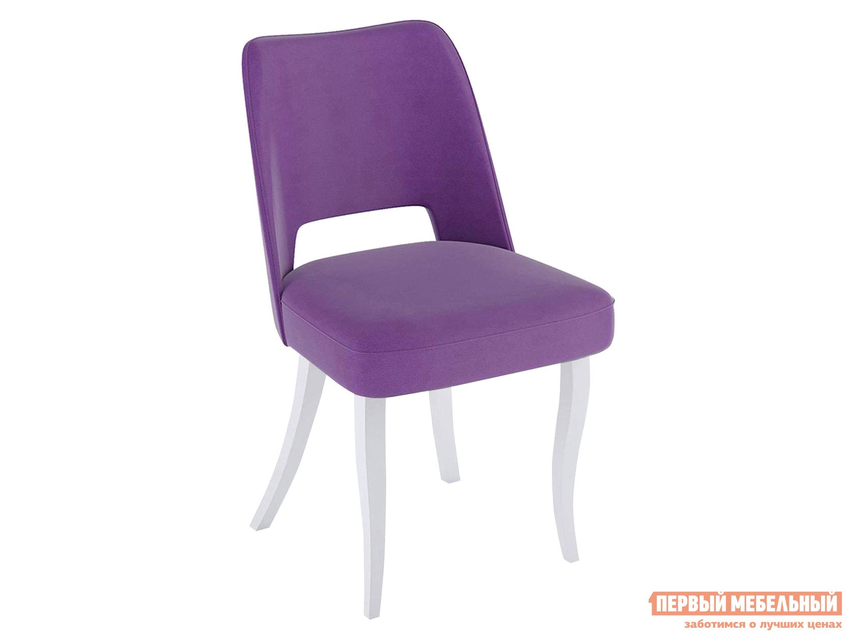 Стул  Кеннер 143 Фиолетовый, велюр, Белый, Серия «С»