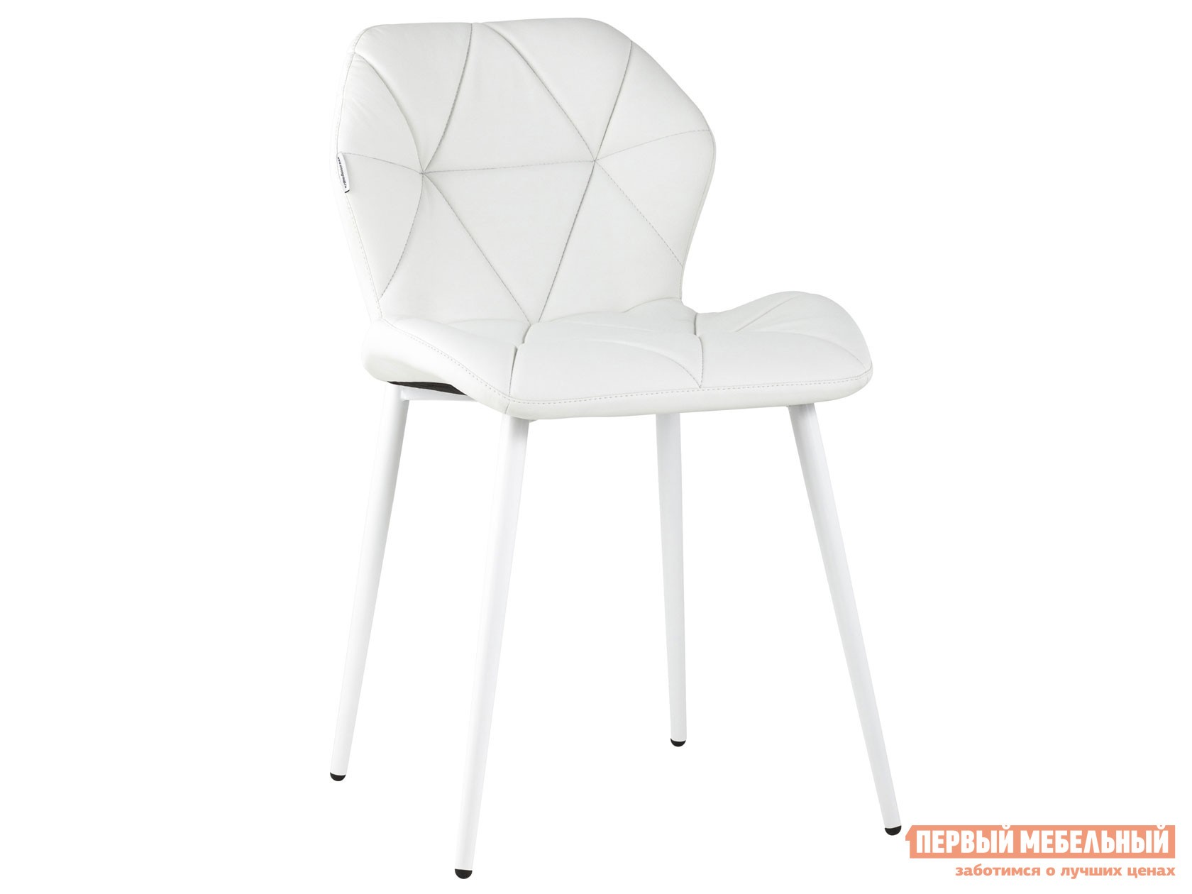 Стул  Эдвин Белый, экокожа / Белый, металл